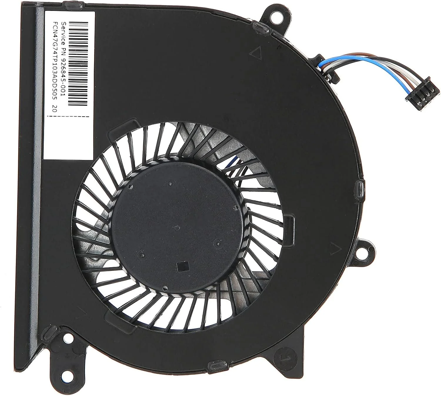 خنک کننده بادی پردازنده، فن های بادوام برای لپ تاپ های پاویلیون، خنک کننده کامپیوتر با دفع حرارت برای مدل های 15-cd / 15-cc / 17-ar/Tpn-q190