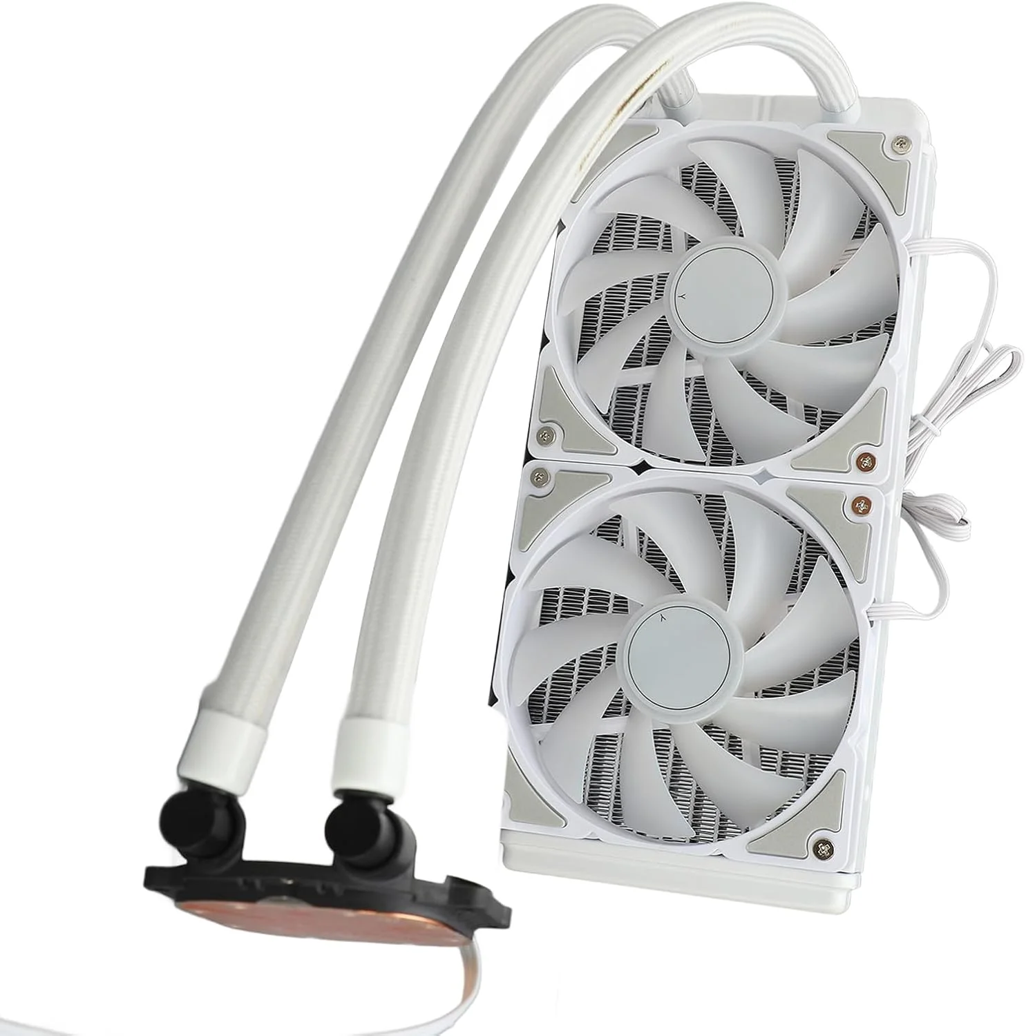 خنک کننده پردازنده، فن خنک کننده مایع آلومینیومی با کارایی بالا برای کامپیوتر، خنک کننده بادی پردازنده بی صدا و کارآمد برای کار و سرگرمی، فن RGB قابل تنظیم، مناسب برای برندهای مختلف و