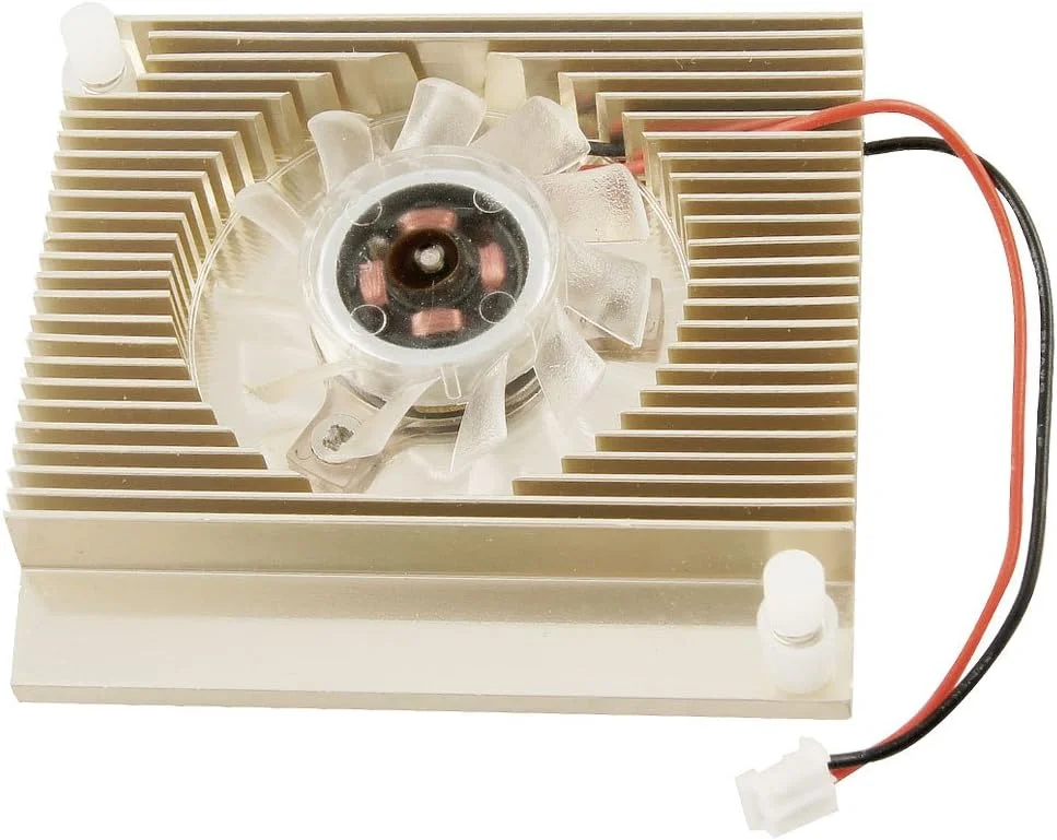 خنک کننده پردازنده کامپیوتر Ruilogod با 11 پره، جنس آلومینیوم با رنگ مسی