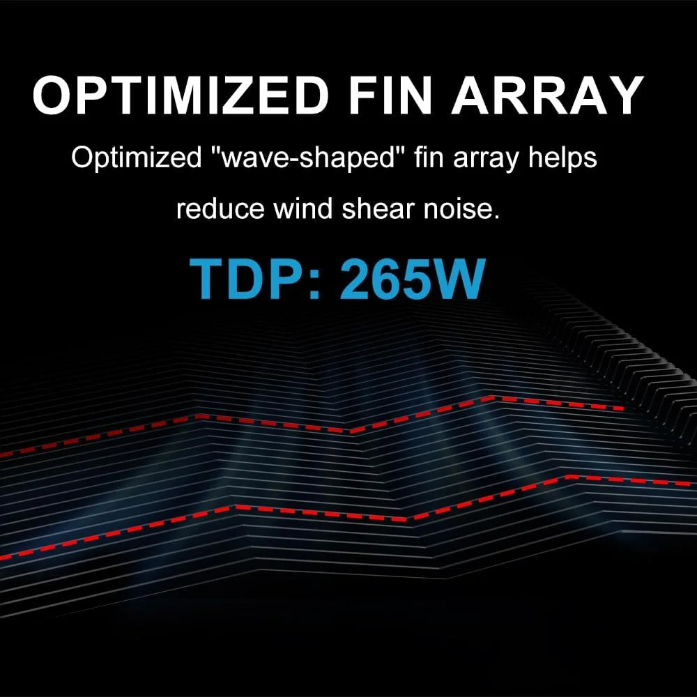 خنک کننده پردازنده SAMA A60L – دارای دو فن ARGB، 6 لوله حرارتی، طراحی برج دوقلو، پایه مسی، پنل بالایی ARGB، توان حرارتی 265W، سازگار با Intel LGA1700/1200/115X و AMD AM4/AM5 – نقره ای