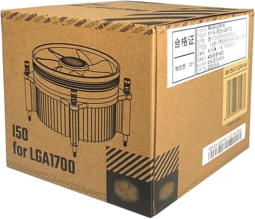 خنک کننده پردازنده Shaking Tank I50 Intel LGA1700 - خنک کننده پردازنده i50 - فن خنک کننده 92 میلی متری کم صدا و هیت سینک (RR-I4A7-22FK-N1) - فقط برای سوکت Intel LGA 1700