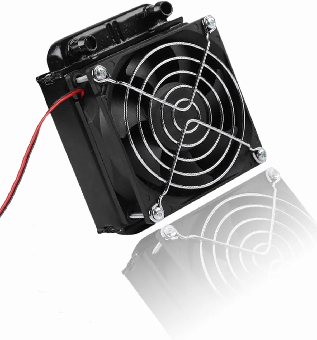 فن خنک کننده آبی پردازنده 80 میلی متری، رادیاتور LED برای دفع حرارت رایانه شخصی، برای اواپراتورهای تهویه مطبوع و کابینت های کنترل صنعتی - راه حل خنک کننده بی صدا و کارآمد