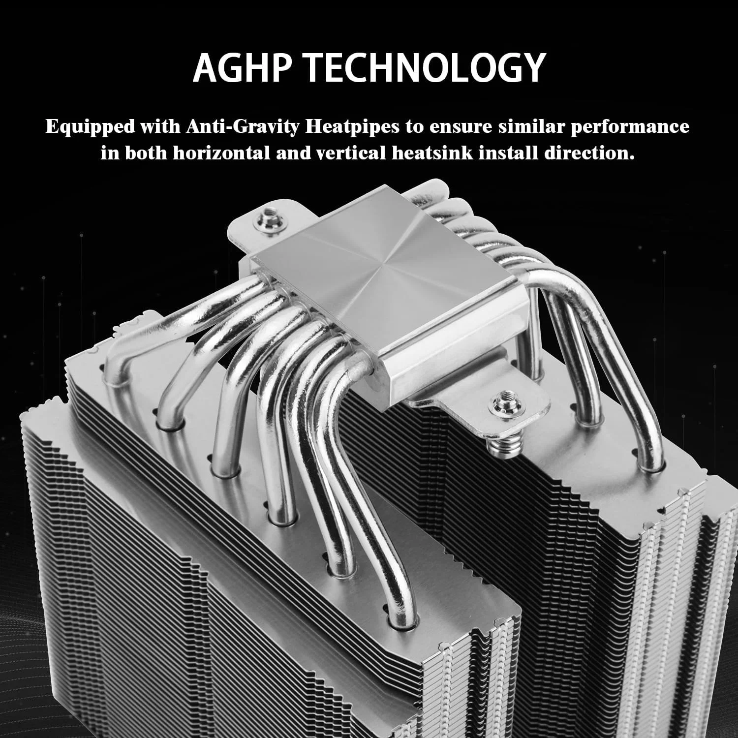 خنک کننده پردازنده بادی Thermalright Royal Pretor 130، دارای 6 لوله حرارتی و دو برج خنک کننده، با دو فن PWM، سرعت 1500 دور در دقیقه، خنک کننده رومیزی برای Intel 1700/1851/2011/115X/1200، AM5، فن PWM مدل TL-H12-X28 و TL-HD13-X28