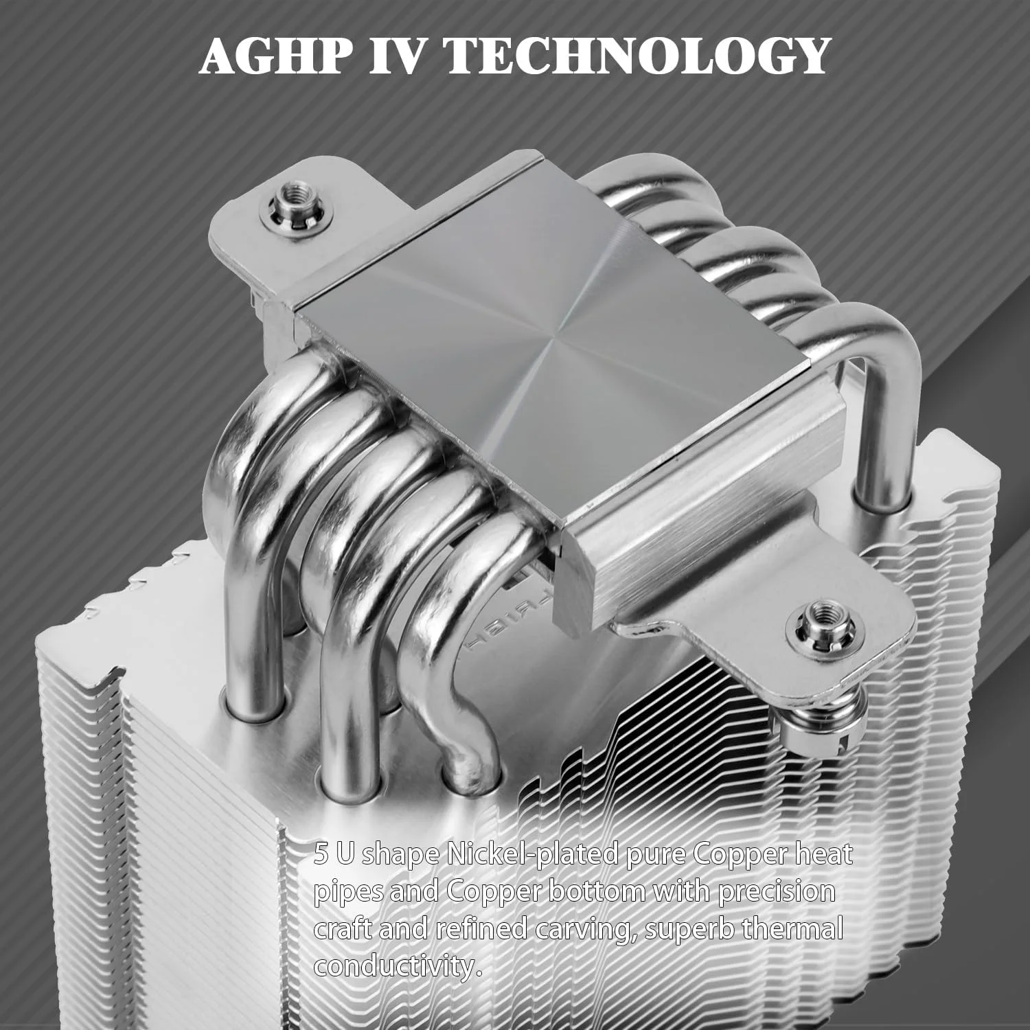 خنک کننده پردازنده بادی Thermalright AK90، هیت سینک 5 لوله حرارتی، فن خنک کننده پردازنده PWM بی صدا TL-C9B با 2500 دور در دقیقه، برای AM4/AM5، Intel lga1700/1851/1150/1151/1200/2011، خنک کننده کامپیوتر