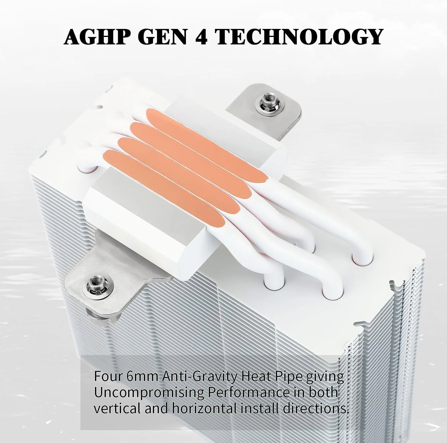 خنک کننده پردازنده Thermalright Assassin Spirit 120 EVO White ARGB، فن 120 میلی متری PWM بی صدا ARGB، فناوری AGHP نسل 4، پشتیبانی از Intel lga1700/1150/1151/1200 و AMD:AM4/AM5، خنک کننده کامپیوتر