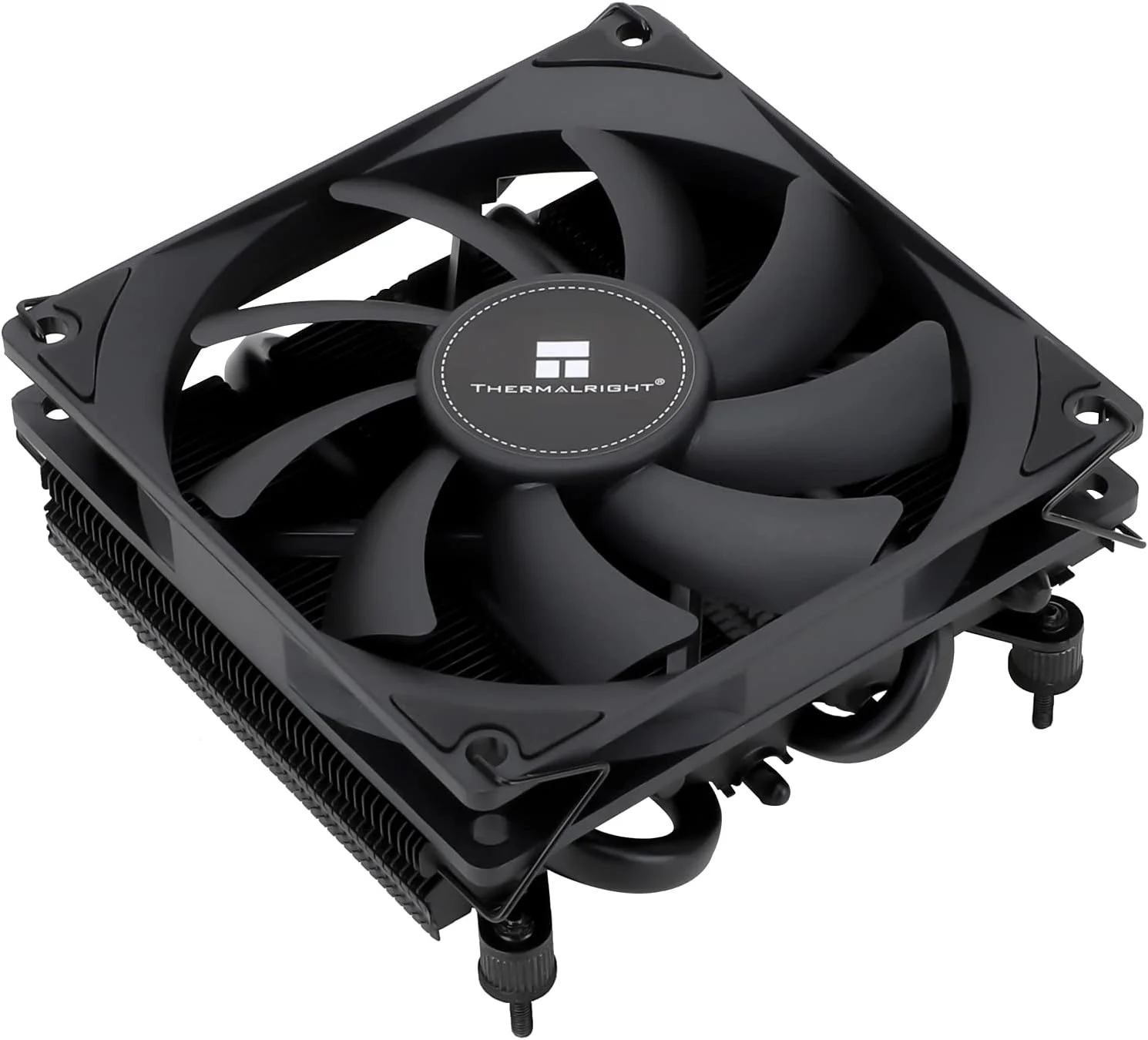 خنک‌کننده پردازنده بادی کم ارتفاع Thermalright AXP90-X36 مشکی، ارتفاع 36 میلی‌متر، فن باریک PWM مدل TL-9015B، فناوری AGHP، برای AMD AM4 / Intel 1700/1150/1151/1155/1156/1200 (مشکی)