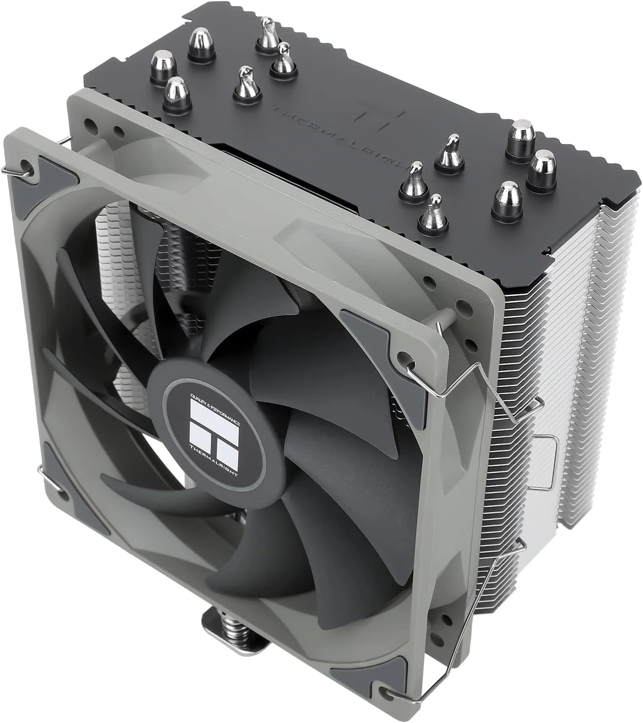 خنک کننده بادی پردازنده Thermalright BA120، دارای 6 لوله حرارتی، فن خنک کننده پردازنده TL-C12C PWM با بلبرینگ S-FDB، برای AMD AM4 AM5/Intel 1700/1150/1151/1200، خنک کننده کامپیوتر