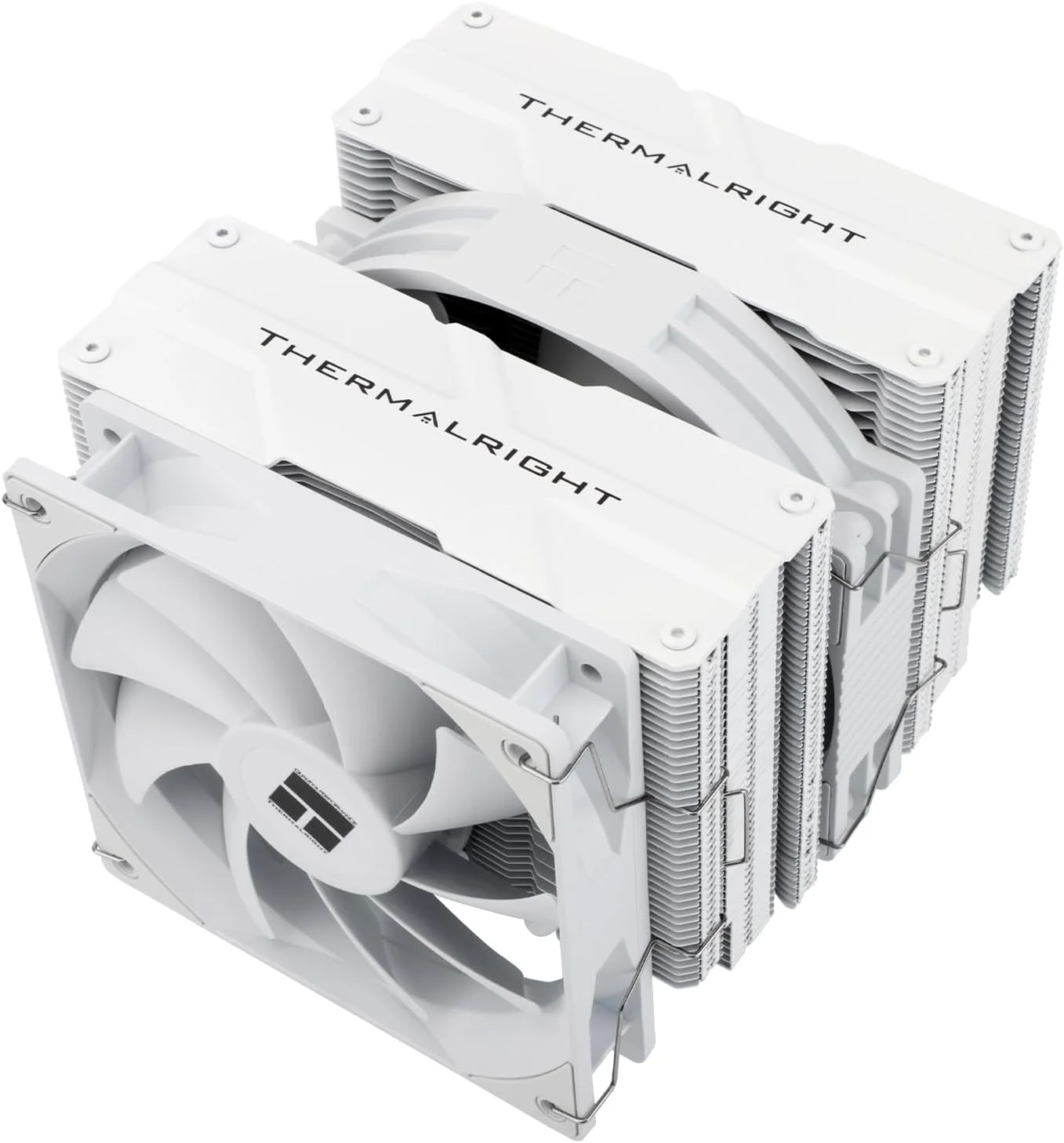 خنک کننده پردازنده بادی Thermalright Peerless Assassin 140 سفید، 6 لوله حرارتی، دو فن PWM و دو برج، خنک کننده پردازنده 158 میلی متری با پوشش بالایی، برای AM4/AM5 و Intel LGA 1851/1700/1150/1151/1200