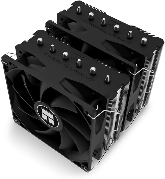 خنک کننده بادی پردازنده Thermalright Peerless Assassin 120 SE، دارای 6 لوله حرارتی و پوشش هیت سینک آلومینیومی، برای Intel 1700/115X/1200/1851 و AMD AM4/AM5