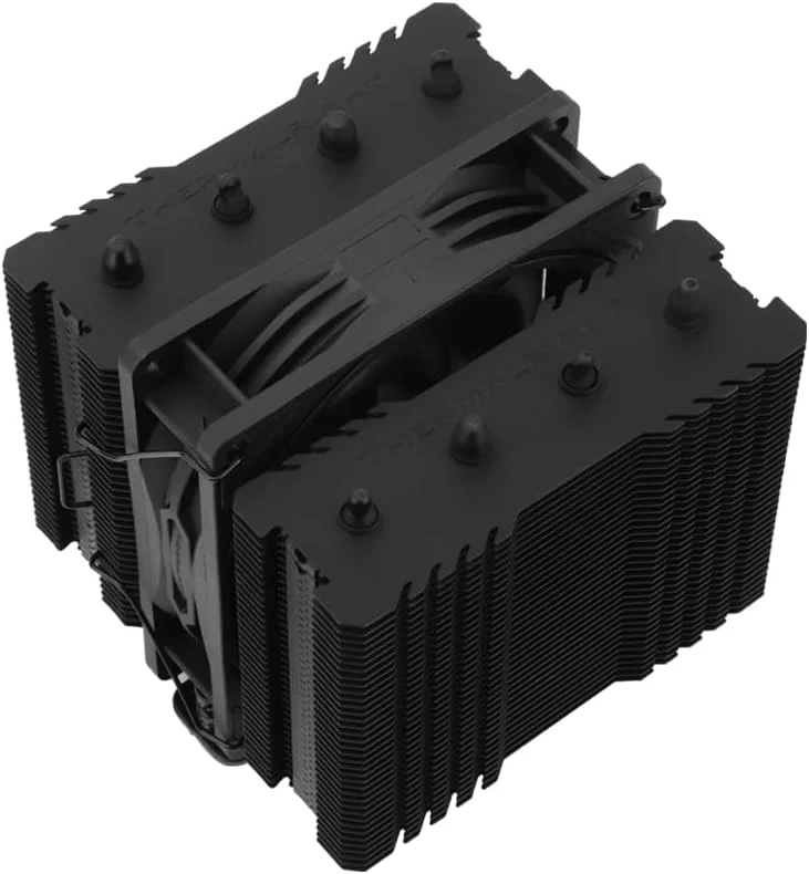 خنک کننده پردازنده Thermalright Peerless Assassin 90 SE Black، خنک کننده بادی پردازنده با 4 لوله حرارتی، دو برج و فن PWM، با سرعت 2200 دور در دقیقه، برای Intel LGA 1700|1851|1150|1151|1200;AMD:AM4|AM5