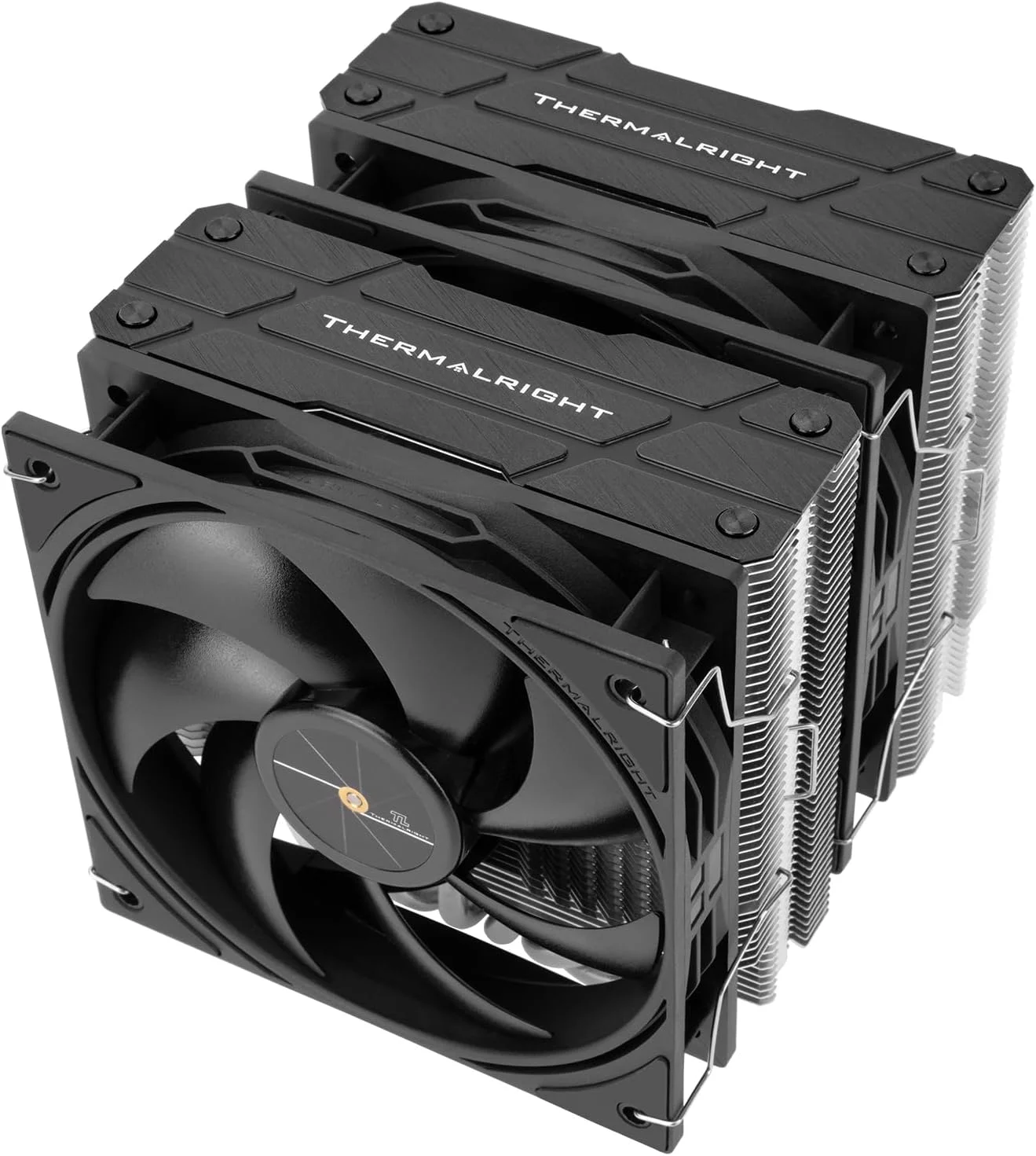 خنک کننده پردازنده بادی Thermalright Peerless Assassin 120 Black V3، دارای 6 لوله حرارتی با دو فن PWM، طراحی پوشش بالایی، 2000 دور در دقیقه، برای AM4/AM5 و Intel LGA1851/1700/115X/1200/2011