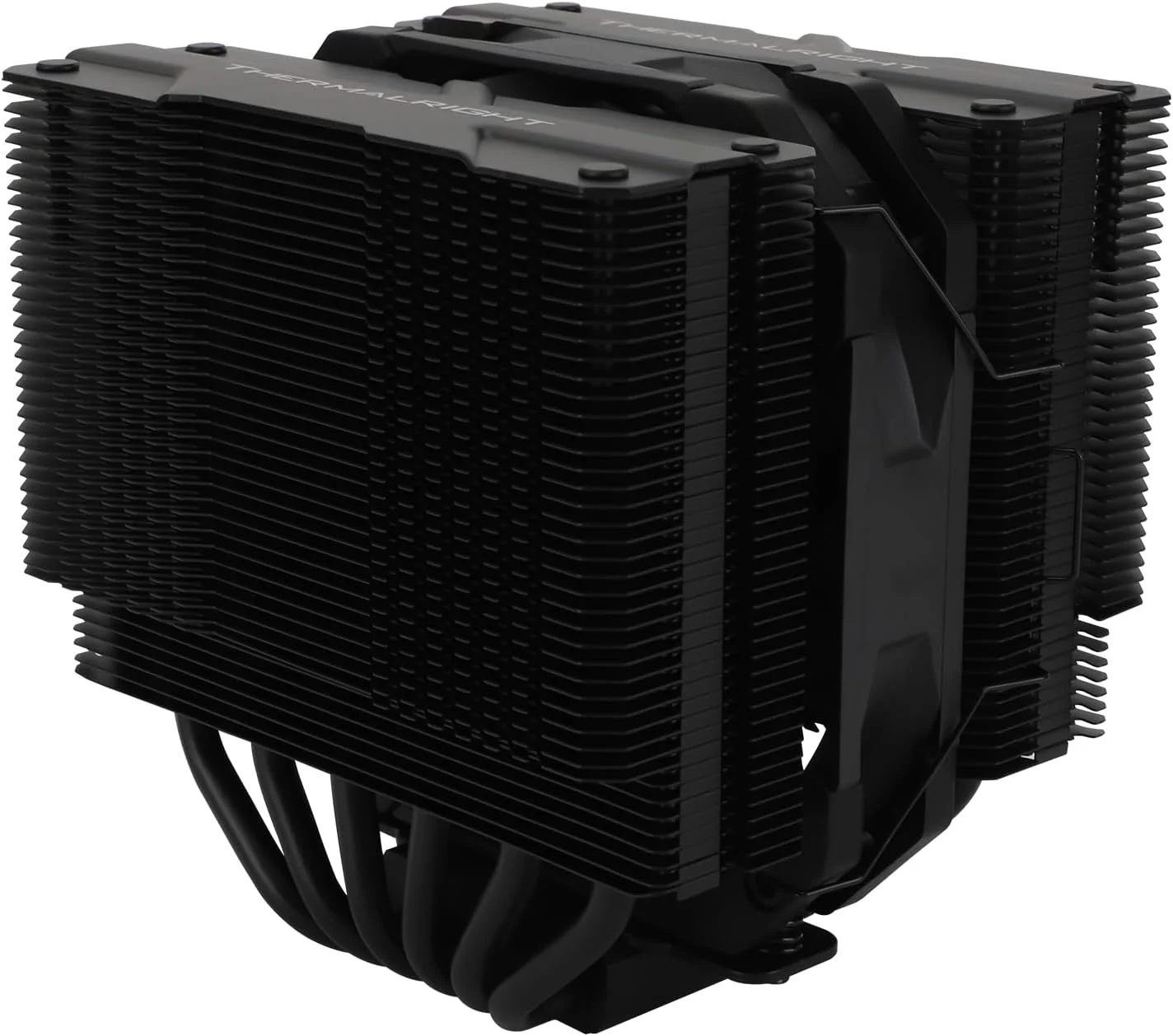 خنک‌کننده بادی پردازنده Thermalright Peerless Assassin 120 Mini Black، دارای 6 لوله حرارتی و دو برج خنک‌کننده، با دو فن PWM مدل TL-D12B، خنک‌کننده کامپیوتر رومیزی برای Intel LGA 1851/1700/1150/1151/1200/2011 و AMD: AM4/AM5