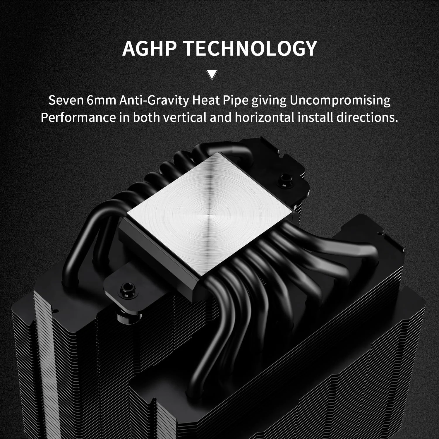 خنک کننده بادی پردازنده Thermalright Phantom Spirit 120 Digital EVO، دارای 7 لوله حرارتی، دو فن PWM 120 میلی متری، روکش بالایی صفحه نمایش دیجیتال با جذب مغناطیسی، برای AM4/AM5/LGA1700/1851/1150/1151/1200، خنک کننده کامپیوتر