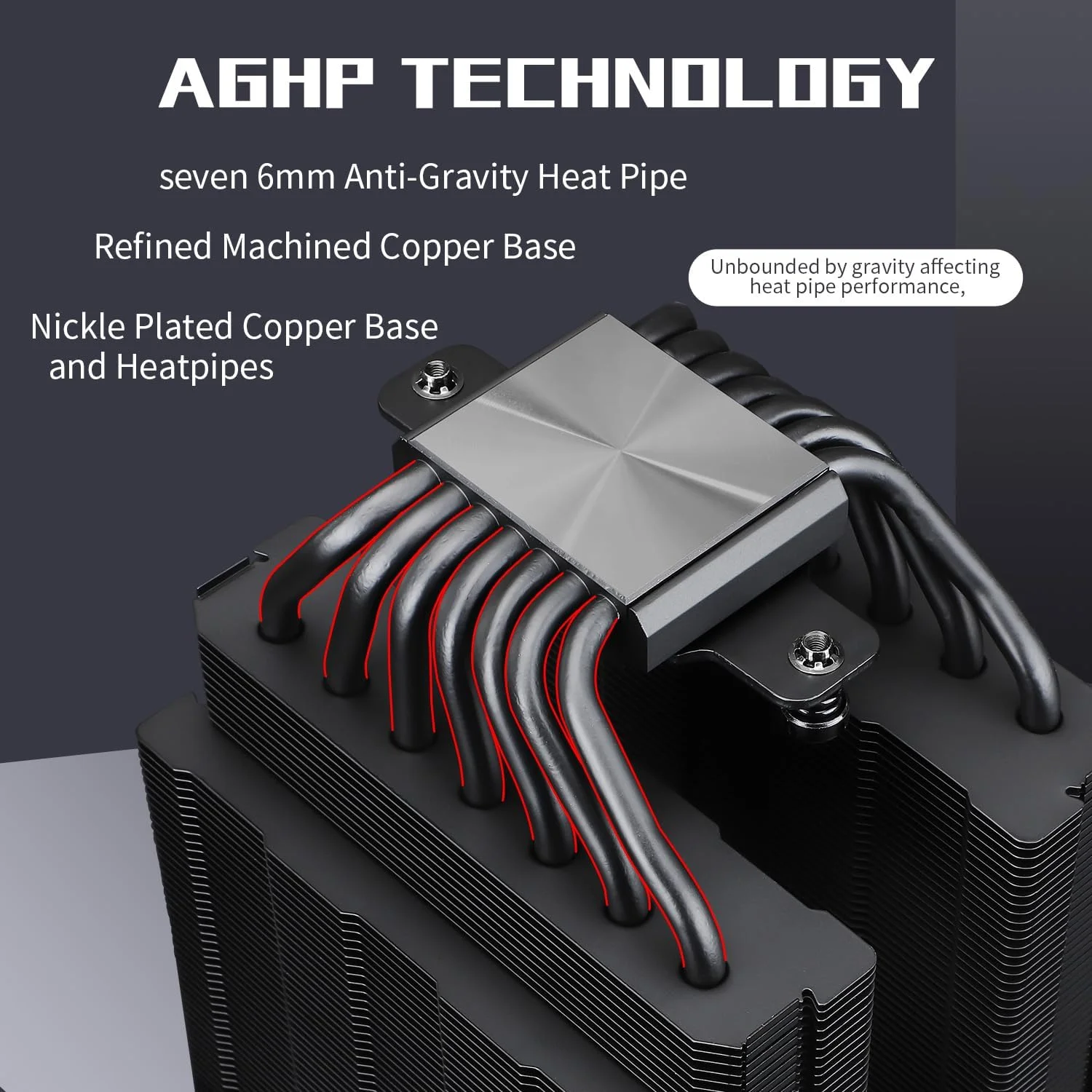 خنک کننده بادی پردازنده Thermalright Phantom Spirit 120 EVO، دارای 7 لوله حرارتی، فن دوگانه 120 میلی متری TL-K12 PWM، فناوری AGHP 4.0، بلبرینگ S-FDB، برای AMD AM4 AM5/Intel 1700/1150/1151/1200، خنک کننده کامپیوتر