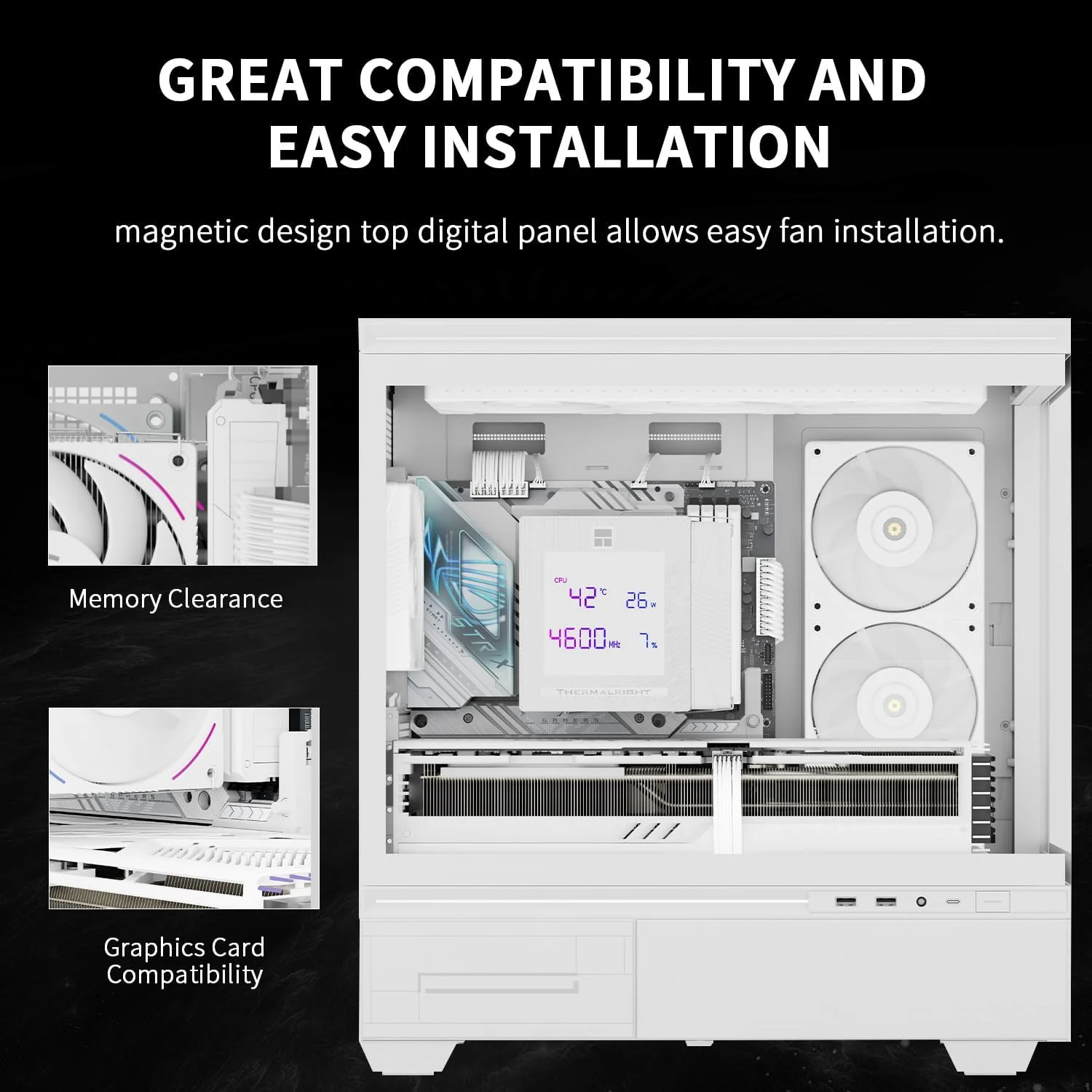 خنک کننده پردازنده Thermalright Phantom Spirit 120 Digital Snow، دو فن PWM، 7 لوله حرارتی، پوشش بالایی صفحه نمایش دیجیتال، برای lga1700/1851/1150/1151/1200/2011، AM4/AM5، خنک کننده هیت سینک کامپیوتر خنک کننده پردازنده Thermalright Phantom Spirit 120 Digital Snow، دو فن PWM، 7 لوله حرارتی، پوشش بالایی صفحه نمایش دیجیتال، برای lga1700/1851/1150/1151/1200/2011، AM4/AM5، خنک کننده هیت سینک کامپیوتر