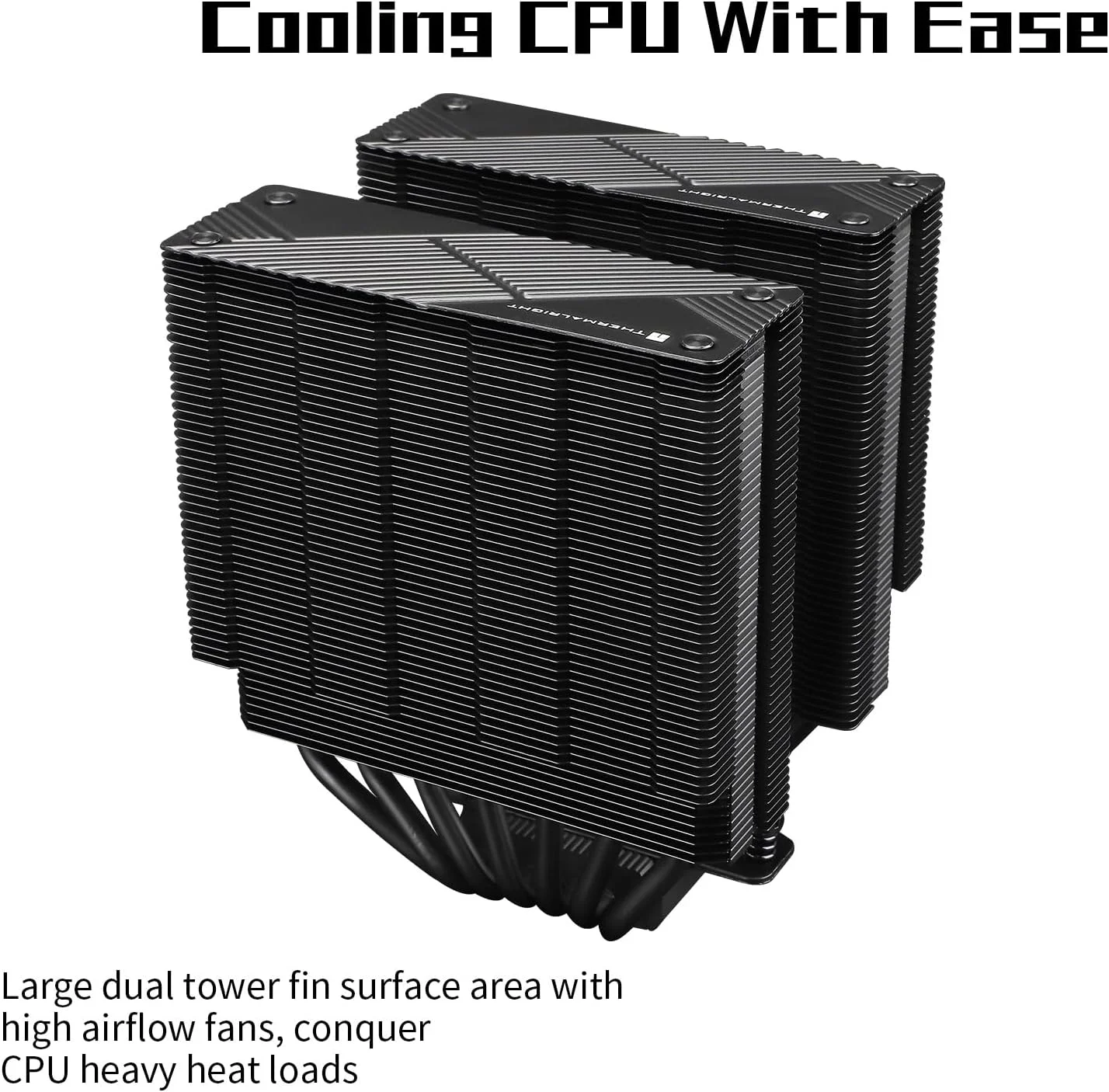 خنک کننده بادی پردازنده Thermalright Phantom Spirit 120 EVO، دارای 7 لوله حرارتی، فن دوگانه 120 میلی متری TL-K12 PWM، فناوری AGHP 4.0، بلبرینگ S-FDB، برای AMD AM4 AM5/Intel 1700/1150/1151/1200، خنک کننده کامپیوتر