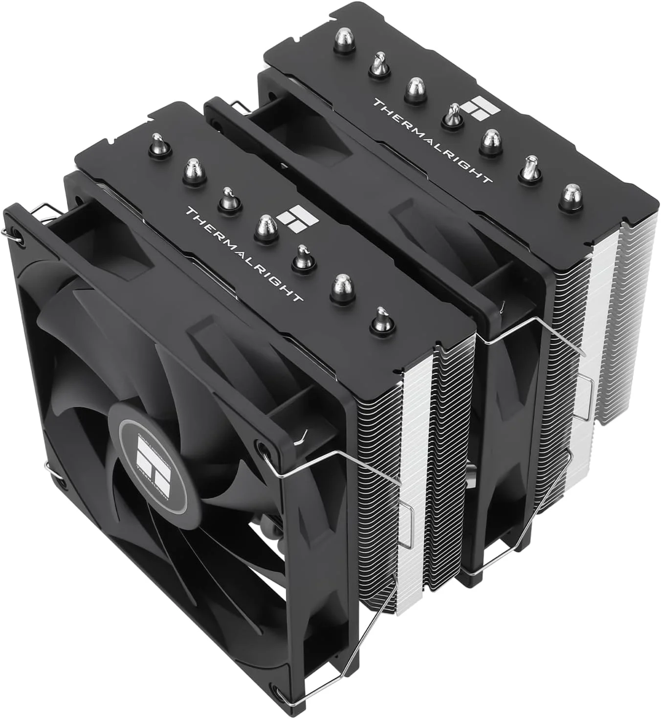 خنک کننده بادی پردازنده Thermalright PS120SE، دارای 7 لوله حرارتی، فن دوگانه 120 میلی متری TL-C12B V2 PWM، فناوری AGHP 4.0، بلبرینگ S-FDB، برای AMD AM4 AM5/Intel 1700/1150/1151/1200، خنک کننده کامپیوتر