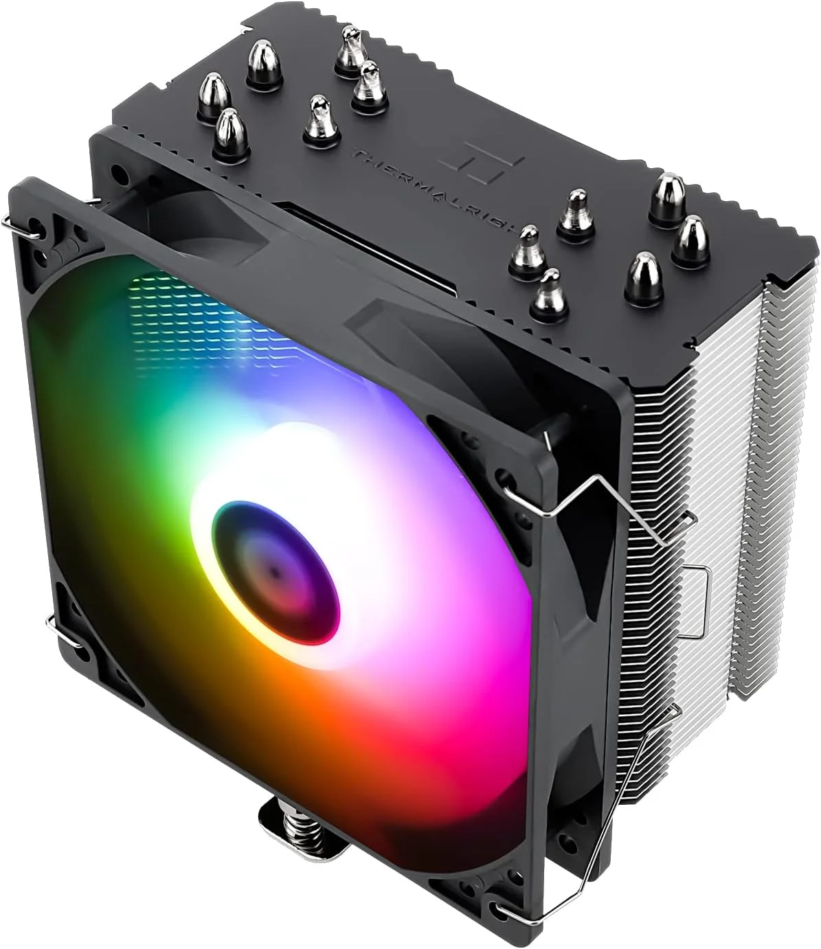 خنک کننده پردازنده بادی Burst Assassin 120 ARGB، فن PWM بی صدا 120 میلی متری ARGB با سرعت 1550 دور در دقیقه، برای اینتل 1700/1150/1151/1200