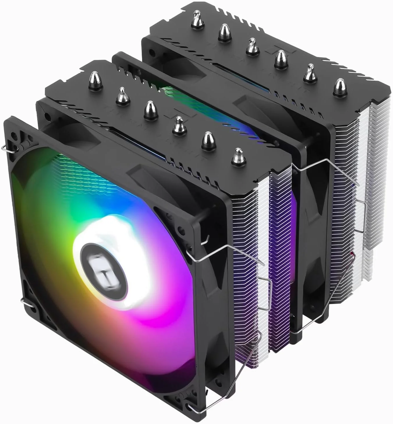 خنک کننده بادی پردازنده Peerless Assassin 120 SE ARGB، دارای 6 لوله حرارتی، فن PWM دوگانه 120 میلی متری TL-C12C-S، پوشش هیت سینک آلومینیومی، فناوری AGHP، برای AMD AM4 AM5/Intel 1150/1151/1200/1700