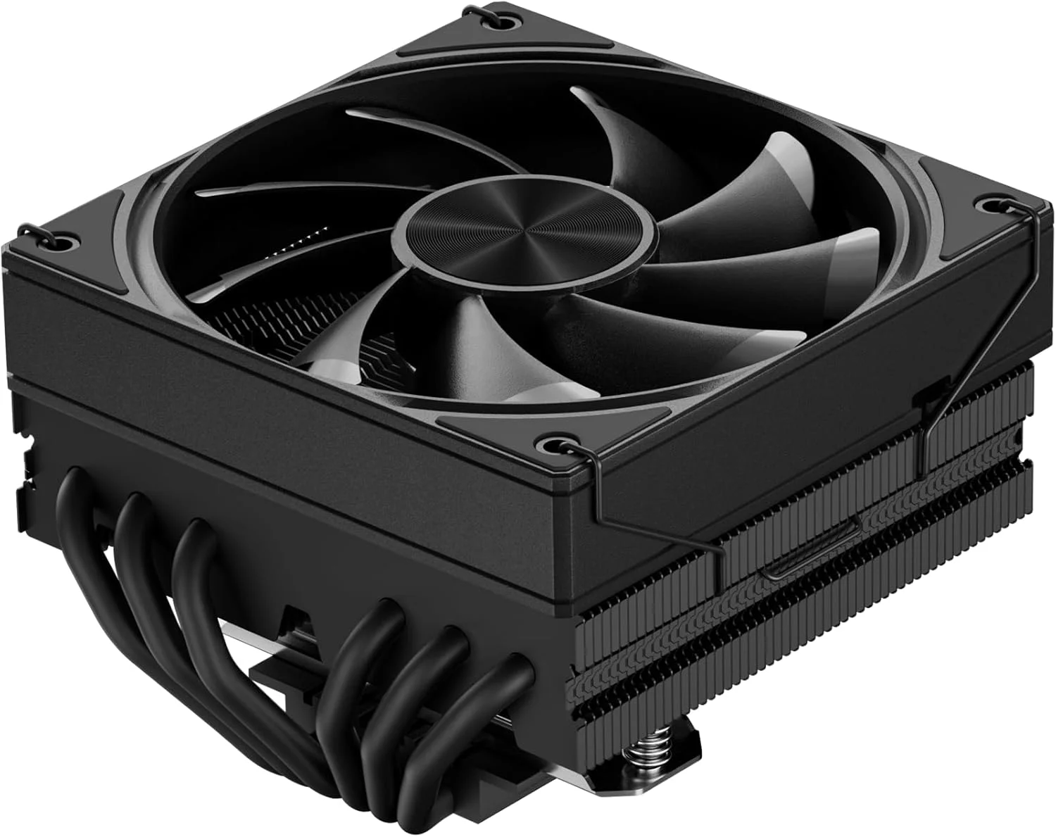 خنک کننده پردازنده upHere 180W TDP با جریان هوای بالا، دارای لوله های حرارتی مسی با کارایی بالا Φ6mm*6، فن 120 میلی متری خنک کننده پردازنده 1650 دور در دقیقه، سازگار با Intel LGA 1700/2011/2066 AMD AM5/AM4/AM3، مدل H85K6