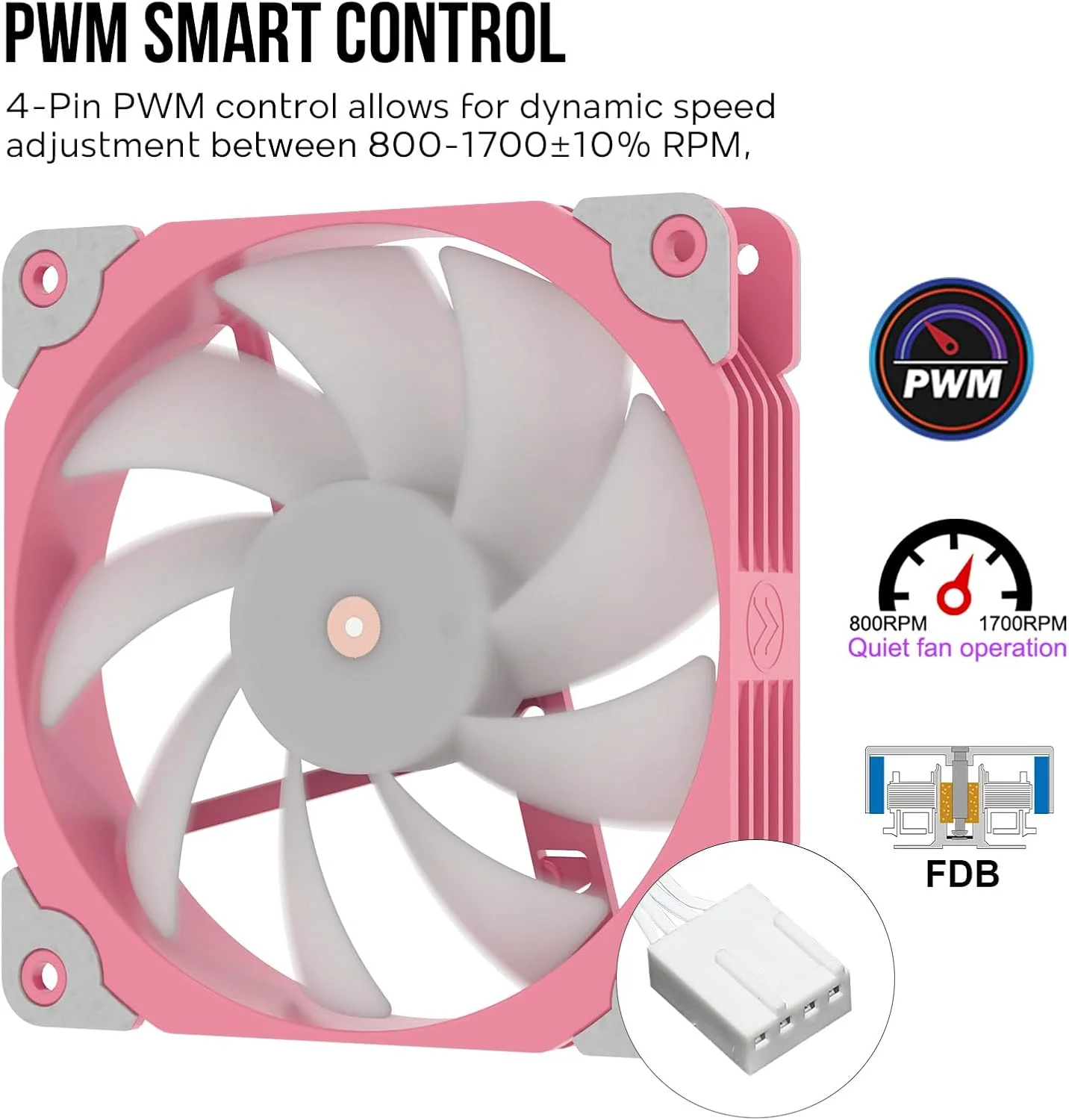 خنک کننده پردازنده Vetroo V5 صورتی، 120 میلی متری با 5 لوله حرارتی RGB قابل تنظیم و PWM، خنک کننده بادی 150 وات TDP برای Intel LGA 1700/1200/115X AMD AM4 خنک کننده پردازنده Vetroo V5 صورتی، 120 میلی متری با 5 لوله حرارتی RGB قابل تنظیم و PWM، خنک کننده بادی 150 وات TDP برای Intel LGA 1700/1200/115X AMD AM4