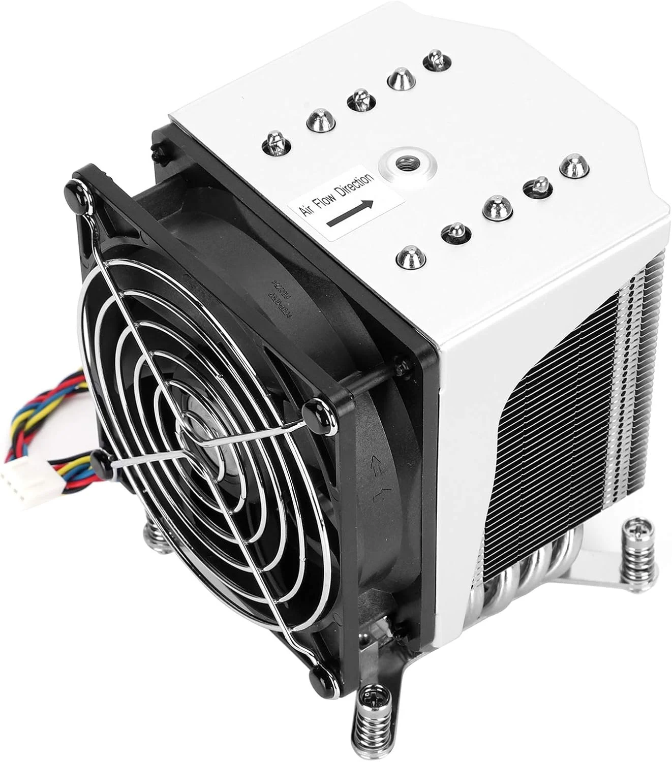 فن خنک کننده پردازنده، فن PWM بی صدا 126 میلی متری، خنک کننده بادی پردازنده SNK‑P0050AP4 4U LGA 2011 با نویز کم برای E5‑1600/E5‑1600 V2