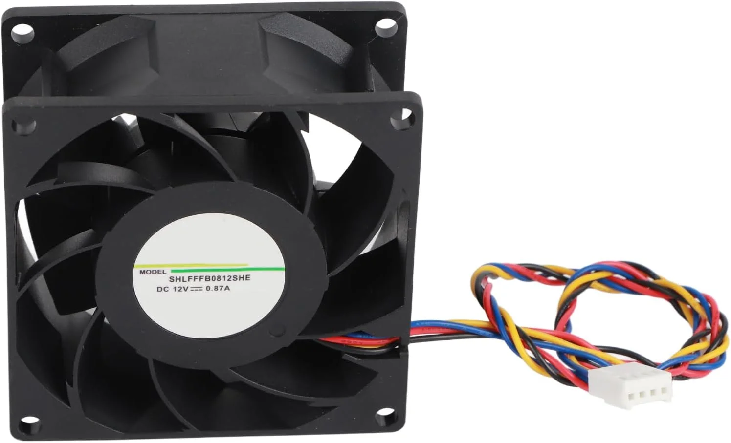 فن خنک کننده، فن خنک کننده شاسی کامپیوتر چهار سیمه PWM با دو بلبرینگ، پلاگین 4 پین و 4 پین مادربرد، خنک کننده پردازنده 68.5CFM 4900RPM برای اتلاف حرارت شاسی، خنک کننده پردازنده، پاور