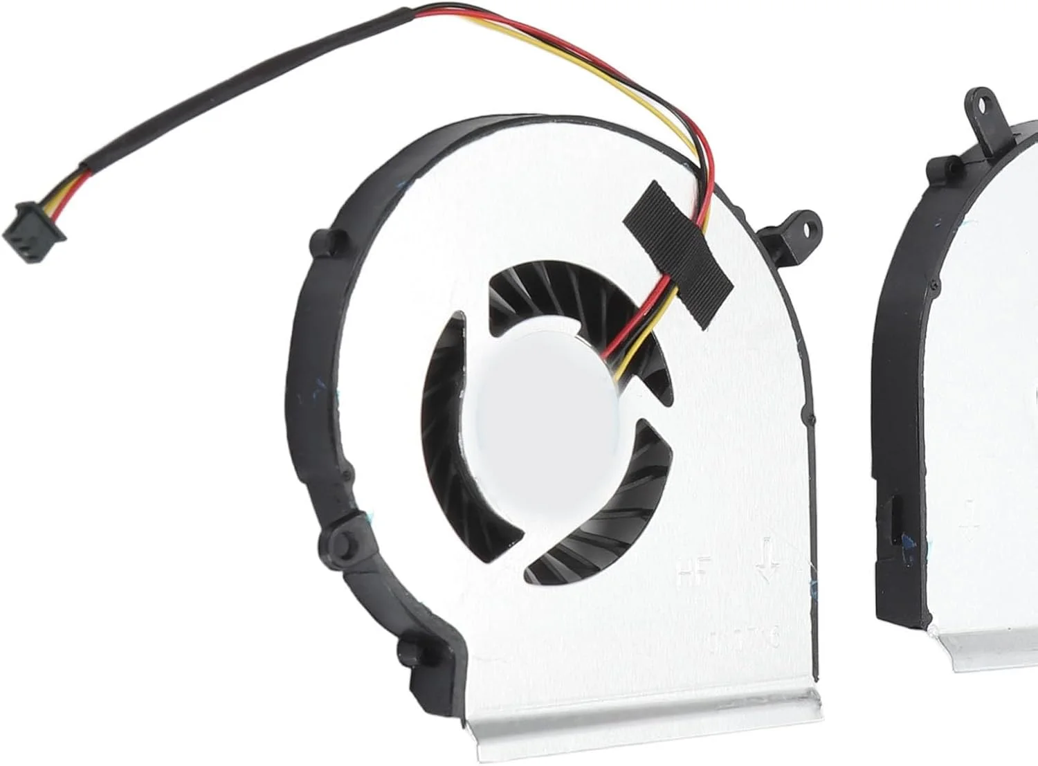 فن خنک کننده پردازنده و کارت گرافیک XUMIUZIY برای GE62 GE72 PE60 PE70 GL62 GL72 GP62 GP72 MS 16J1 MS 16J5 1791 1795، فن خنک کننده 3 پین 3 سیم لپ تاپ، نویز کم و اتلاف حرارت کارآمد