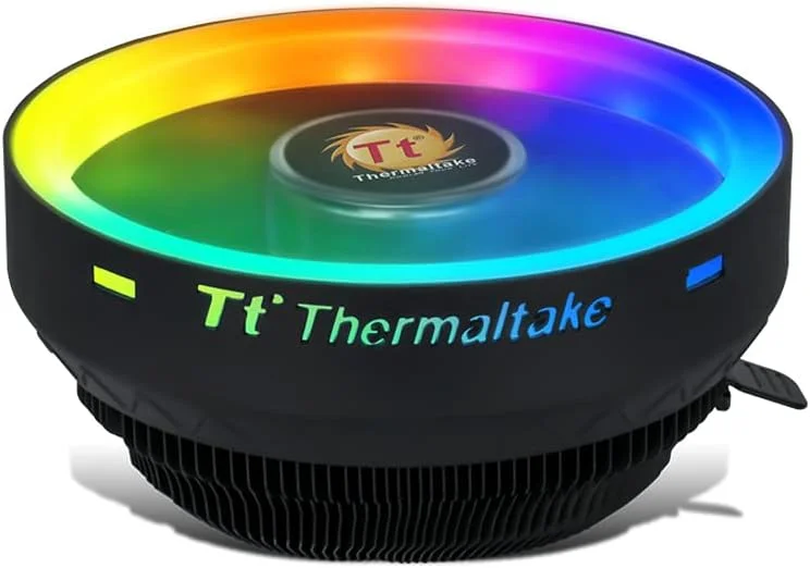 خنک کننده بادی پردازنده RGB با پیکربندی فشاری / بلبرینگ هیدرولیک / پره های آلومینیومی / عملکرد بی صدا برای رنگ ثابت RGB اینتل/AMD