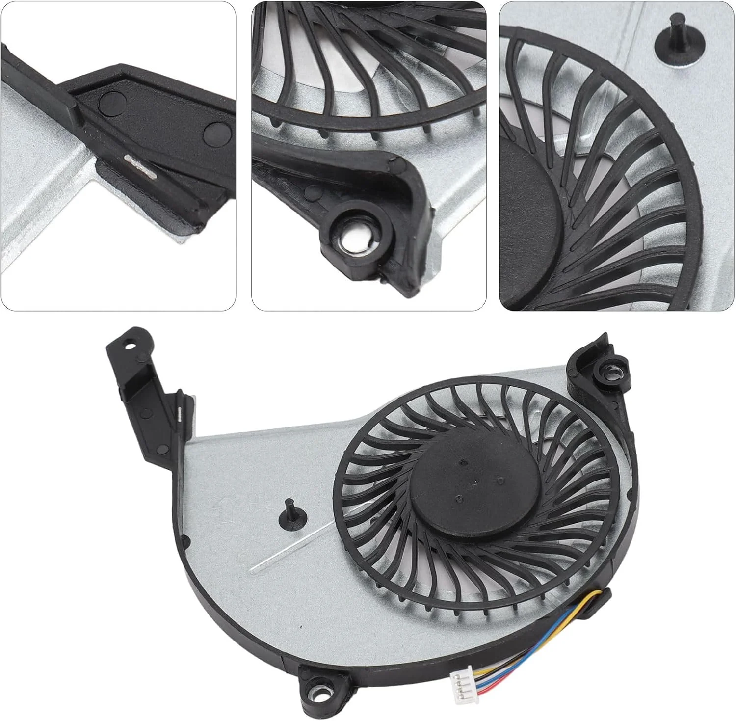 فن خنک کننده پردازنده جایگزین برای نوت بوک های پاویلیون تاچ اسمارت 15 N، 15N، 15F، 15 F، فن خنک کننده پردازنده DC 5V 0.28 0.5A، اتصال برق 4 پین