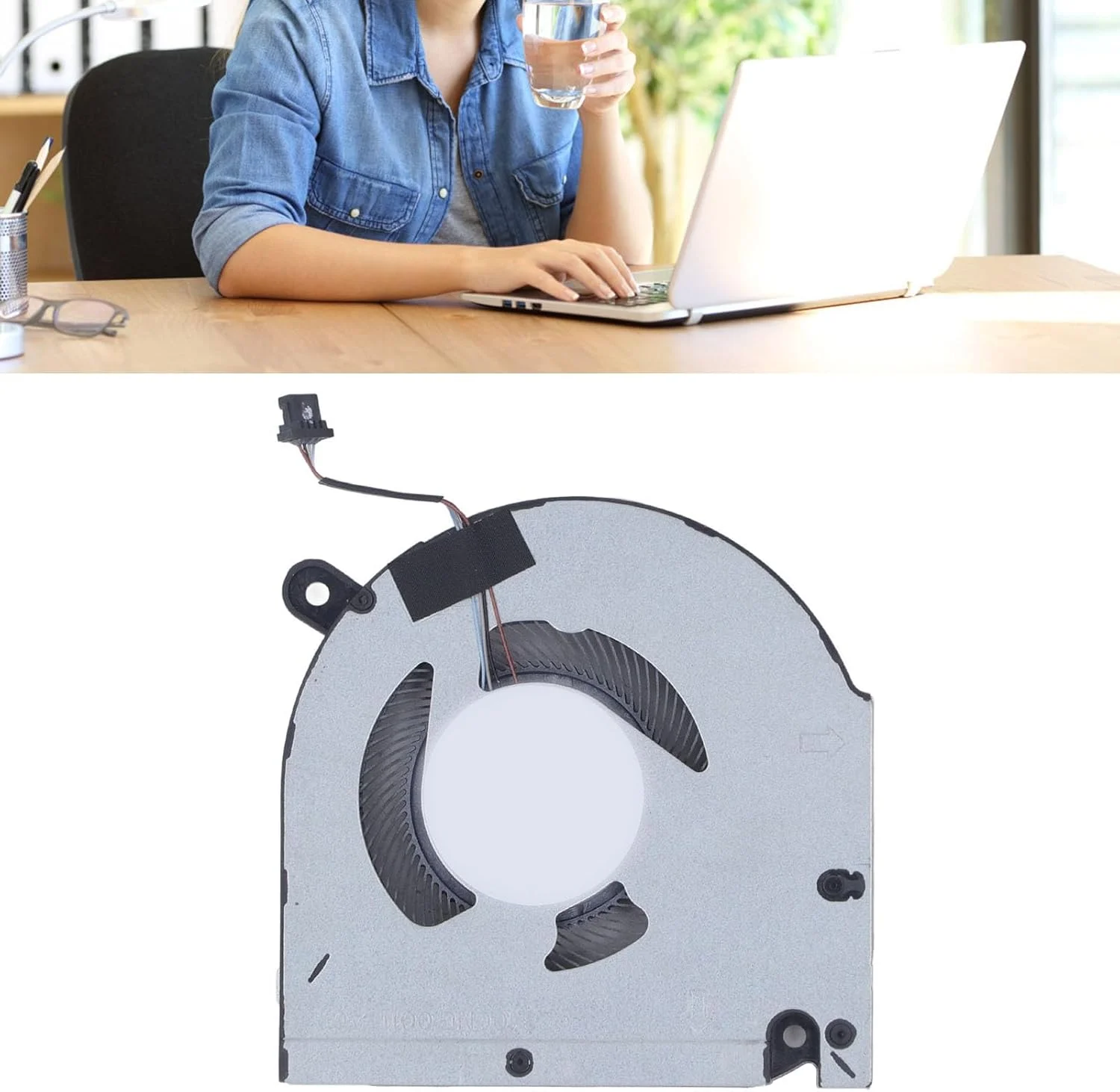 فن خنک کننده لپ تاپ جایگزین برای Vostro 15 7510 16 7610، فن پردازنده مرکزی DC 5V 0.6A، خنک کننده داخلی نوت بوک، فن خنک کننده اتصال برق 4 پین کولر هوای پردازنده مرکزی (CPU) فن خنک کننده لپ تاپ جایگزین برای Vostro 15 7510 16 7610، فن پردازنده مرکزی DC 5V 0.6A، خنک کننده داخلی نوت بوک، فن خنک کننده اتصال برق 4 پین کولر هوای پردازنده مرکزی (CPU)