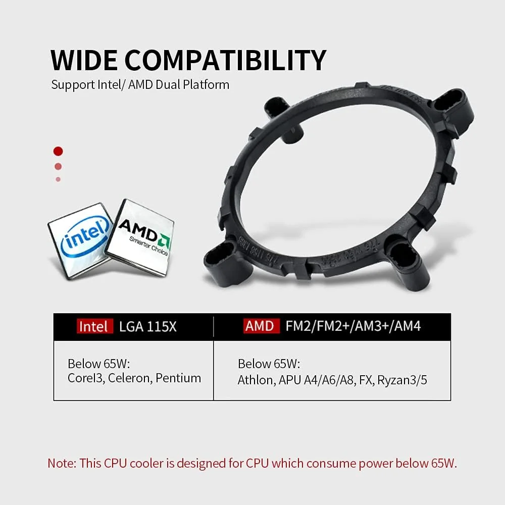خنک کننده بادی پردازنده RGB با پیکربندی فشاری / بلبرینگ هیدرولیک / پره های آلومینیومی / عملکرد بی صدا برای رنگ ثابت RGB اینتل/AMD خنک کننده بادی پردازنده RGB با پیکربندی فشاری / بلبرینگ هیدرولیک / پره های آلومینیومی / عملکرد بی صدا برای رنگ ثابت RGB اینتل/AMD