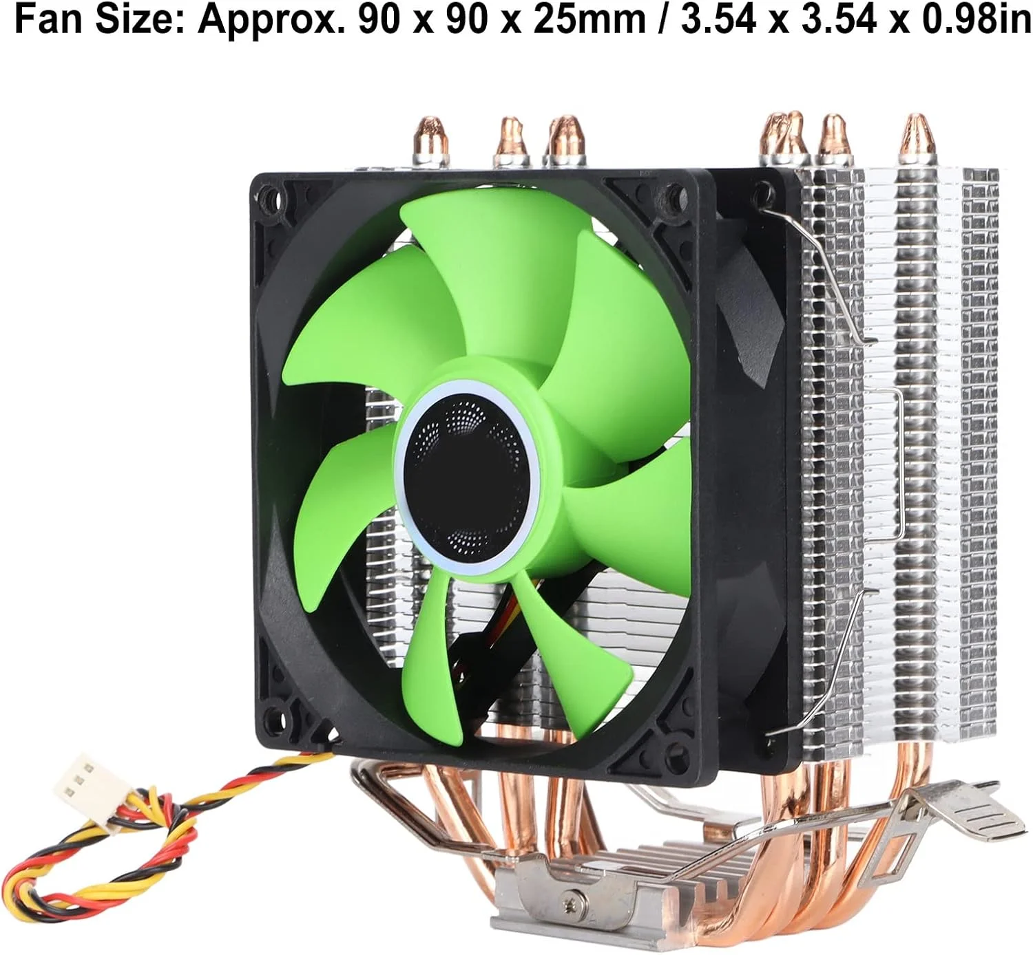 خنک کننده بادی پردازنده XUMIUZIY، 4 لوله حرارتی 90 میلی متری با عملکرد بالا، خنک کننده سریع و بی صدا برای کامپیوتر، برای LGA 775، برای Core2DUO، برای Celeronp، برای Pentium4 (تک فن) خنک کننده بادی پردازنده XUMIUZIY، 4 لوله حرارتی 90 میلی متری با عملکرد بالا، خنک کننده سریع و بی صدا برای کامپیوتر، برای LGA 775، برای Core2DUO، برای Celeronp، برای Pentium4 (تک فن)