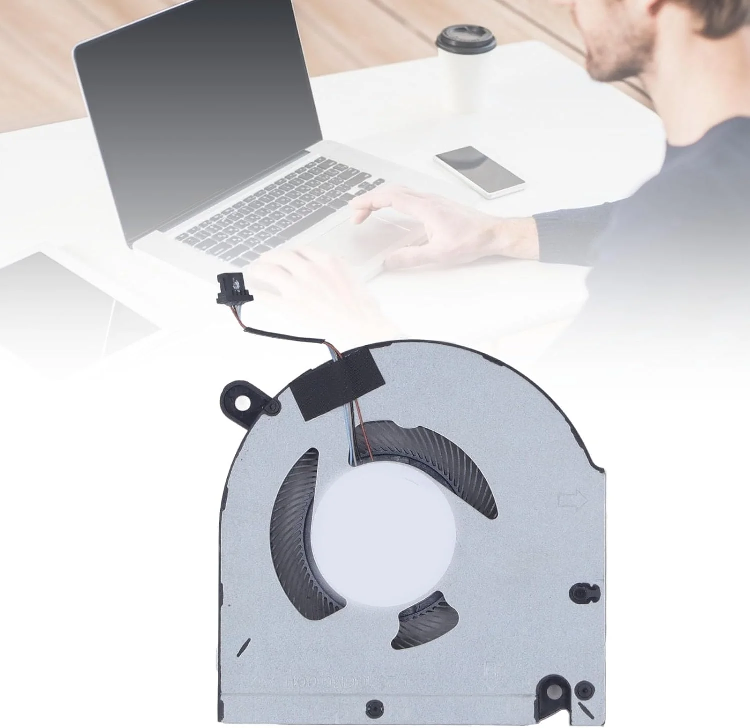 فن خنک کننده لپ تاپ جایگزین برای Vostro 15 7510 16 7610، فن پردازنده مرکزی DC 5V 0.6A، خنک کننده داخلی نوت بوک، فن خنک کننده اتصال برق 4 پین کولر هوای پردازنده مرکزی (CPU) فن خنک کننده لپ تاپ جایگزین برای Vostro 15 7510 16 7610، فن پردازنده مرکزی DC 5V 0.6A، خنک کننده داخلی نوت بوک، فن خنک کننده اتصال برق 4 پین کولر هوای پردازنده مرکزی (CPU)