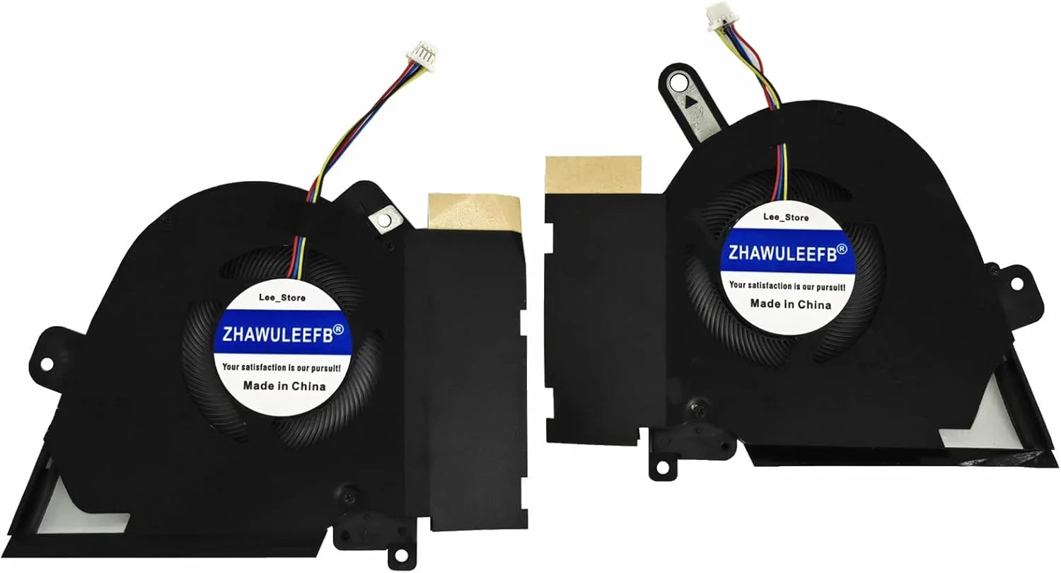 فن خنک کننده CPU+GPU لپ تاپ جایگزین ZHAWULEEFB برای ASUS TUF Dash F15 FX516 FX516P Air RTX3070 Series DFSCK22D05883L FNAR 13NR0760P02011 DFSCK221151817 FNAQ 13NR0760P01011 DC12V 1A