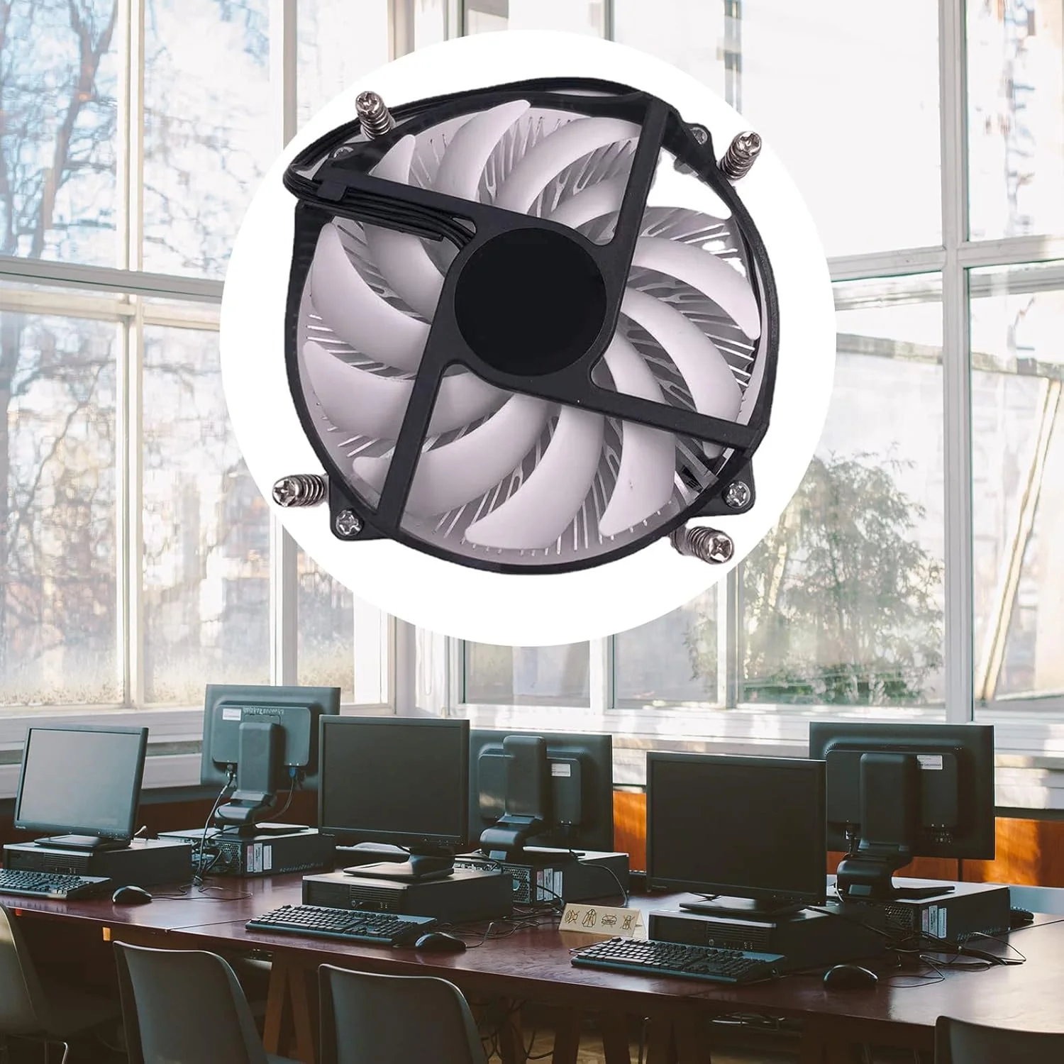 فن خنک کننده پردازنده فوق العاده نازک 3 پین برای رادیاتورهای پردازنده 1155 و 1150، فن بلبرینگ هیدرولیک 90 میلی متری