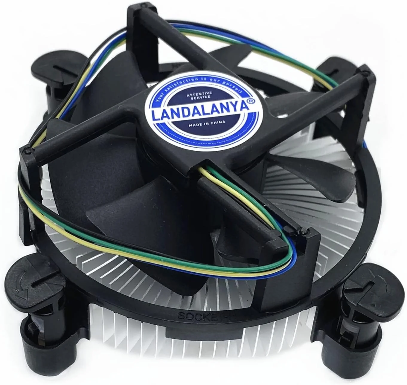 فن خنک کننده پردازنده جدید Landalanya با هیت سینک برای پردازنده های Intel LGA1150 LGA1151 LGA1155 LGA1156 Celeron/Pentium/i3/i5/i7 مدل E97379-003 CNDP751K50 DTC-DAB16 DC12V 0.60A فن خنک کننده پردازنده جدید Landalanya با هیت سینک برای پردازنده های Intel LGA1150 LGA1151 LGA1155 LGA1156 Celeron/Pentium/i3/i5/i7 مدل E97379-003 CNDP751K50 DTC-DAB16 DC12V 0.60A
