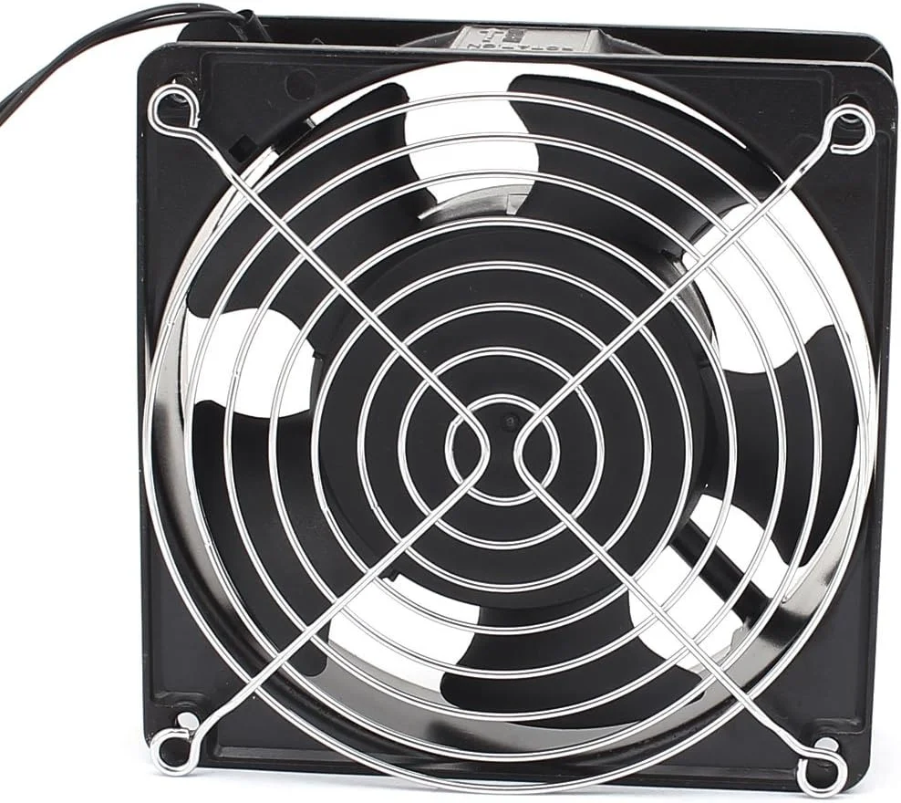 فن خنک کننده پردازنده کامپیوتر 120mmx120mmx40mm با محافظ انگشت فلزی، ولتاژ مناسب AC