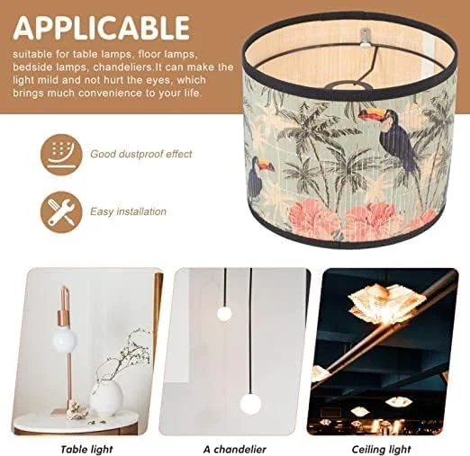 آباژور چراغ روکش چراغ به سبک ژاپنی برای چراغ رومیزی، چراغ ایستاده، چراغ آویز سقفی، دکور لوستر / د