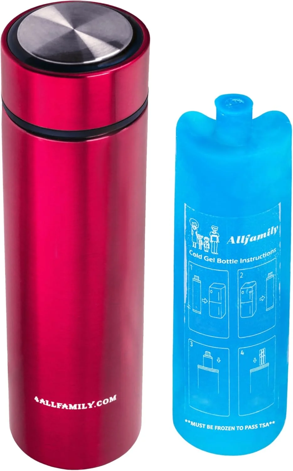 کیف خنک نگهدارنده قلم انسولین 4ALLFAMILY مدل Nomad، جعبه خنک کننده دارو، کیف حمل وسایل پزشکی، مورد تایید TSA، مناسب سفر دیابتی ها به همراه بسته یخ بایوژل (سایز متوسط، قرمز) کیف خنک نگهدارنده قلم انسولین 4ALLFAMILY مدل Nomad، جعبه خنک کننده دارو، کیف حمل وسایل پزشکی، مورد تایید TSA، مناسب سفر دیابتی ها به همراه بسته یخ بایوژل (سایز متوسط، قرمز)