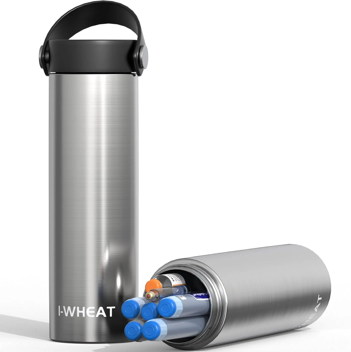 کیف خنک نگهدارنده انسولین مسافرتی 60 ساعته، مناسب برای 3-5 قلم، کیف مسافرتی دیابتی دارو، خنک کننده دارو مورد تایید TSA، بستههای یخ پزشکی (نقرهای) کیف خنک نگهدارنده انسولین مسافرتی 60 ساعته، مناسب برای 3-5 قلم، کیف مسافرتی دیابتی دارو، خنک کننده دارو مورد تایید TSA، بستههای یخ پزشکی (نقرهای)