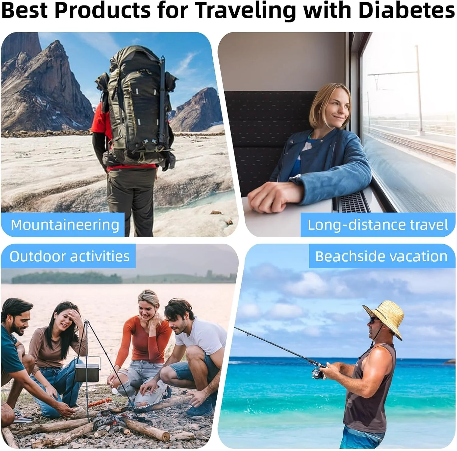 کیف خنک نگهدارنده انسولین مسافرتی 24 ساعته - کیف خنک کننده دارویی دیابتی مورد تایید TSA برای مسافرت با نمایشگر دما و دماسنج، کیف سازمان دهنده داروی یخچال دار با 2 بسته یخ (مشکی) کیف خنک نگهدارنده انسولین مسافرتی 24 ساعته - کیف خنک کننده دارویی دیابتی مورد تایید TSA برای مسافرت با نمایشگر دما و دماسنج، کیف سازمان دهنده داروی یخچال دار با 2 بسته یخ (مشکی)