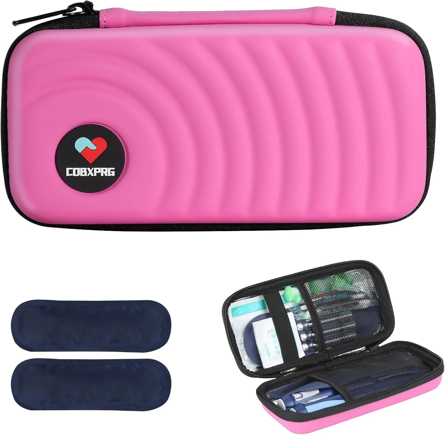 کیف خنک نگهدارنده انسولین CDBXPRG به همراه 2 بسته یخ برای قلم انسولین