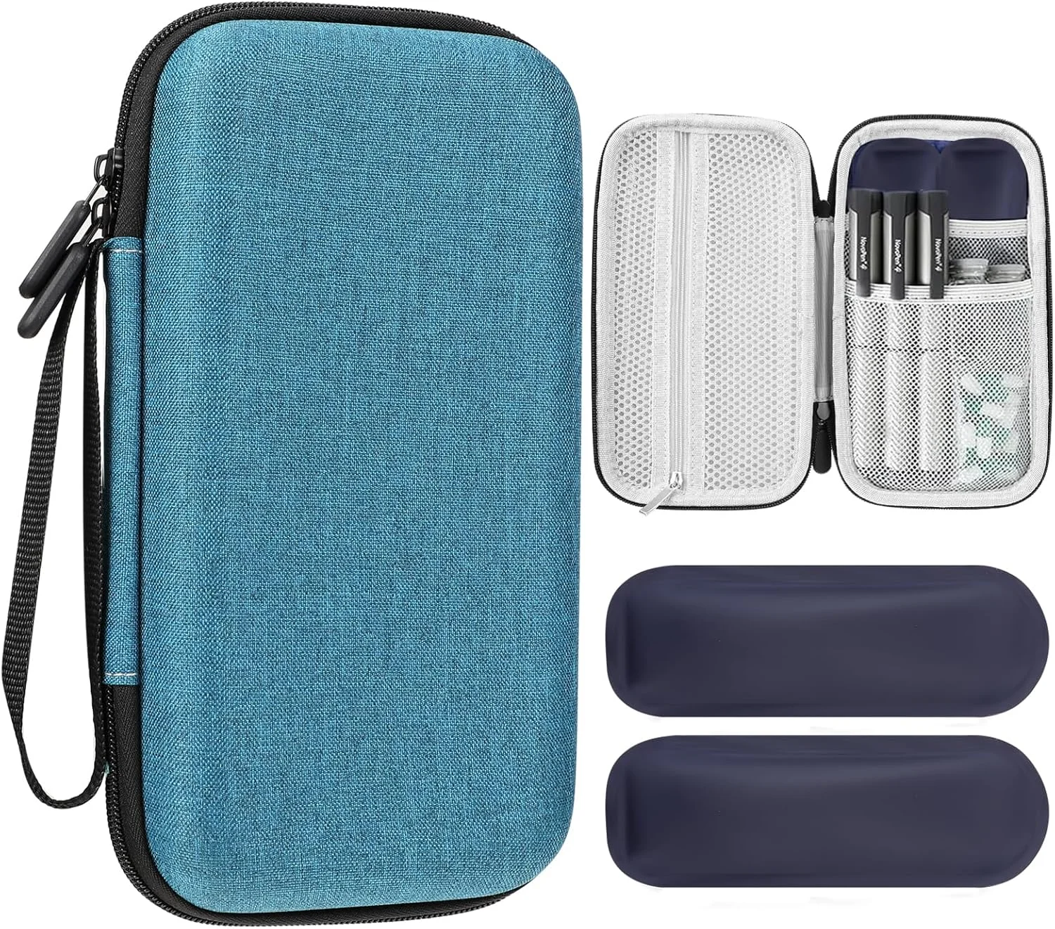 کیف خنک نگهدارنده انسولین دیابتی، کیف حمل انسولین عایق بندی شده با 2 بسته یخ، کیف خنک نگهدارنده دارو برای هواپیما، کیف نگهدارنده قلم انسولین برای لوازم دیابت کیف خنک نگهدارنده انسولین دیابتی، کیف حمل انسولین عایق بندی شده با 2 بسته یخ، کیف خنک نگهدارنده دارو برای هواپیما، کیف نگهدارنده قلم انسولین برای لوازم دیابت