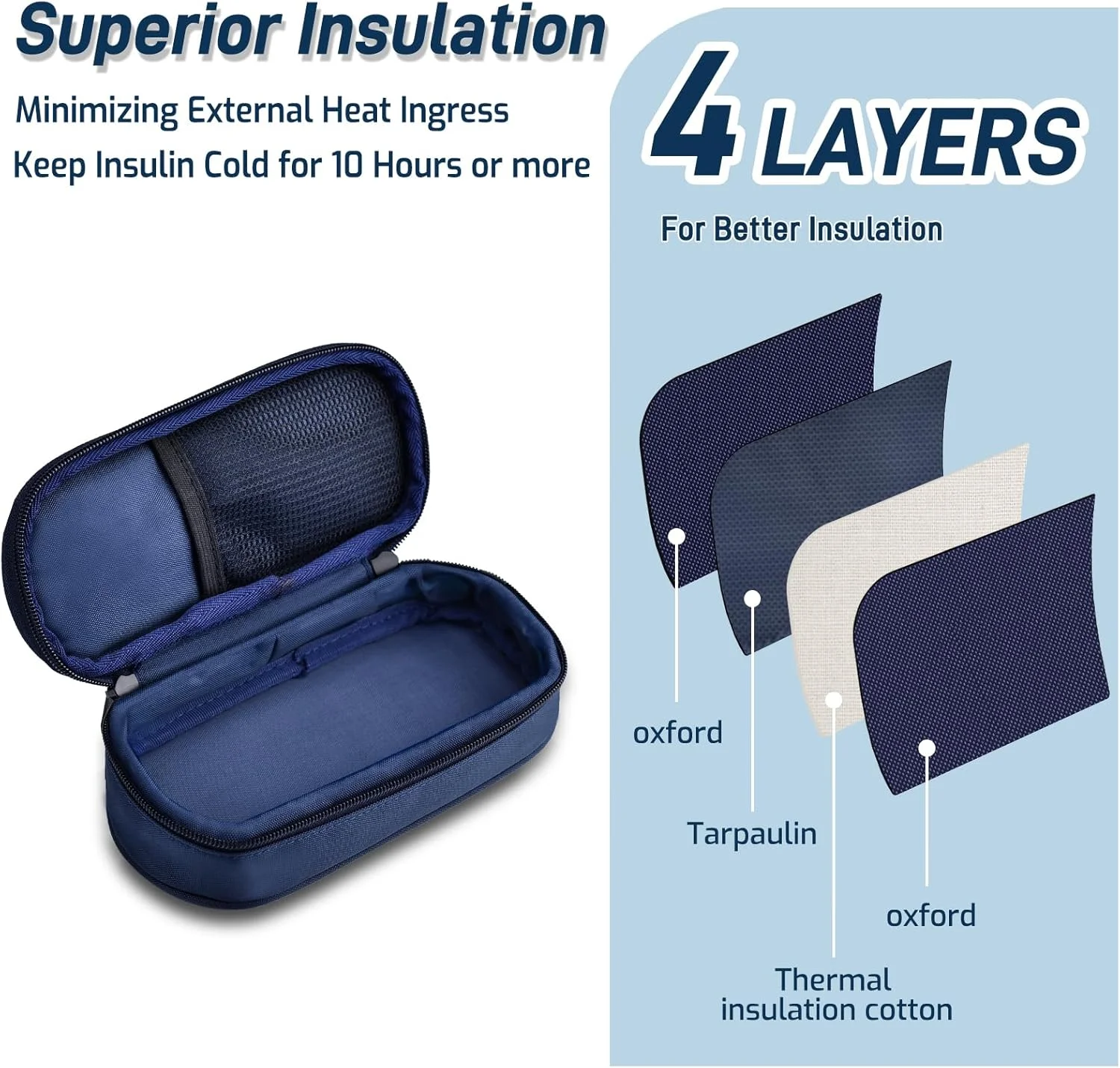 کیف خنک نگهدارنده انسولین Cruxer، کیف حمل دیابت برای لوازم، دارو را در حین مسافرت خنک نگه می دارد، کیت خنک کننده محافظ ویال انسولین برای نگهداری، بسته کوچک عایق با آجر یخی محافظ کیف خنک نگهدارنده انسولین Cruxer، کیف حمل دیابت برای لوازم، دارو را در حین مسافرت خنک نگه می دارد، کیت خنک کننده محافظ ویال انسولین برای نگهداری، بسته کوچک عایق با آجر یخی محافظ