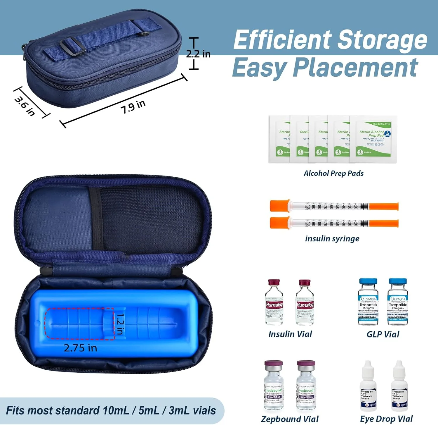 کیف خنک نگهدارنده انسولین Cruxer، کیف حمل دیابت برای لوازم، دارو را در حین مسافرت خنک نگه می دارد، کیت خنک کننده محافظ ویال انسولین برای نگهداری، بسته کوچک عایق با آجر یخی محافظ کیف خنک نگهدارنده انسولین Cruxer، کیف حمل دیابت برای لوازم، دارو را در حین مسافرت خنک نگه می دارد، کیت خنک کننده محافظ ویال انسولین برای نگهداری، بسته کوچک عایق با آجر یخی محافظ