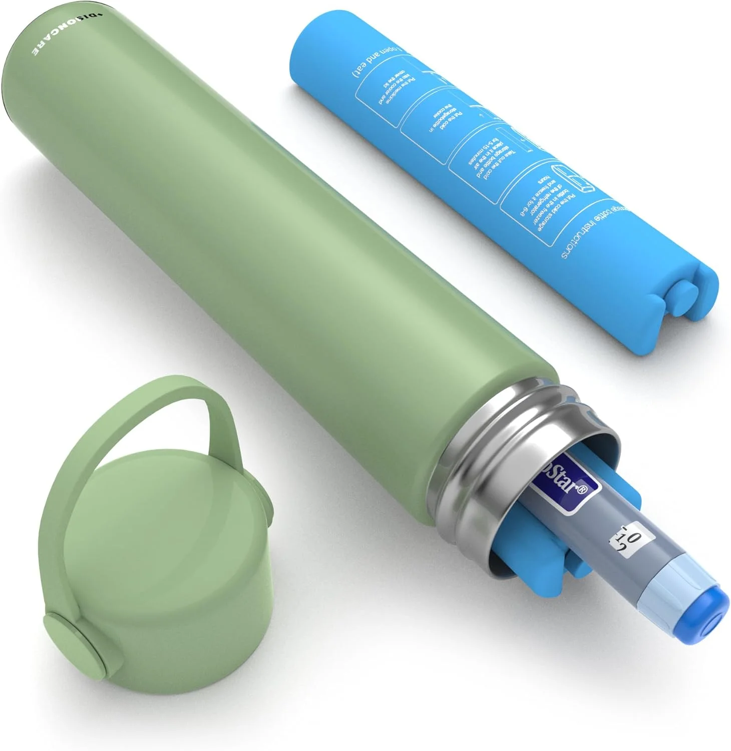 کیف خنک نگهدارنده انسولین دیسونکیر مدل Holiday 16H مناسب برای سفر با ۱ قلم – کیف قابل حمل خنک نگهدارنده دارو با برچسب اطلاعات (سبز) کیف خنک نگهدارنده انسولین دیسونکیر مدل Holiday 16H مناسب برای سفر با ۱ قلم – کیف قابل حمل خنک نگهدارنده دارو با برچسب اطلاعات (سبز)