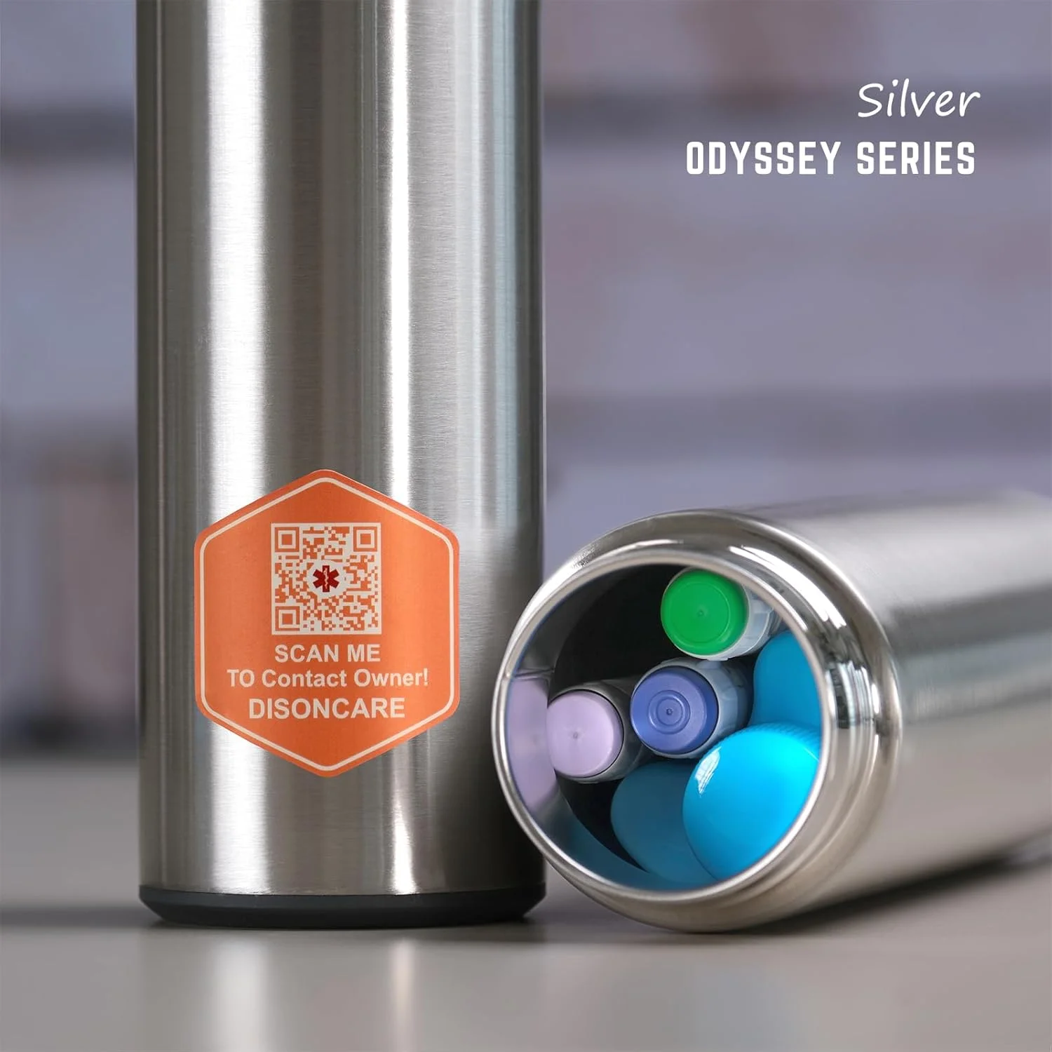 کیف خنک نگهدارنده دارو DISONCARE Odyssey 60H مناسب برای سفر و نگهداری 3 قلم – کیف قابل حمل خنک نگهدارنده دارو، مورد تایید TSA، به همراه بسته یخ Biogel و تگ های اطلاعات (نقره ای) کیف خنک نگهدارنده دارو DISONCARE Odyssey 60H مناسب برای سفر و نگهداری 3 قلم – کیف قابل حمل خنک نگهدارنده دارو، مورد تایید TSA، به همراه بسته یخ Biogel و تگ های اطلاعات (نقره ای)