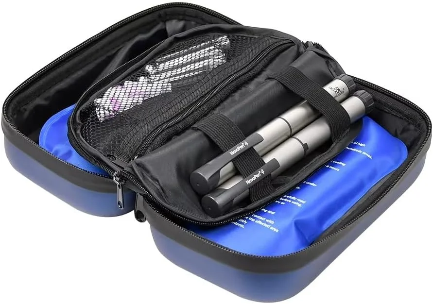 کیف خنک نگهدارنده دارو VEYOR 24 ساعته - جعبه سخت و مقاوم برای حمل داروهای دیابتی مورد تایید TSA با نمایشگر دماسنج فارنهایت، کیف دارویی خنک کننده با بسته های یخ برای مسافرت و استفاده روزانه کیف خنک نگهدارنده دارو VEYOR 24 ساعته - جعبه سخت و مقاوم برای حمل داروهای دیابتی مورد تایید TSA با نمایشگر دماسنج فارنهایت، کیف دارویی خنک کننده با بسته های یخ برای مسافرت و استفاده روزانه