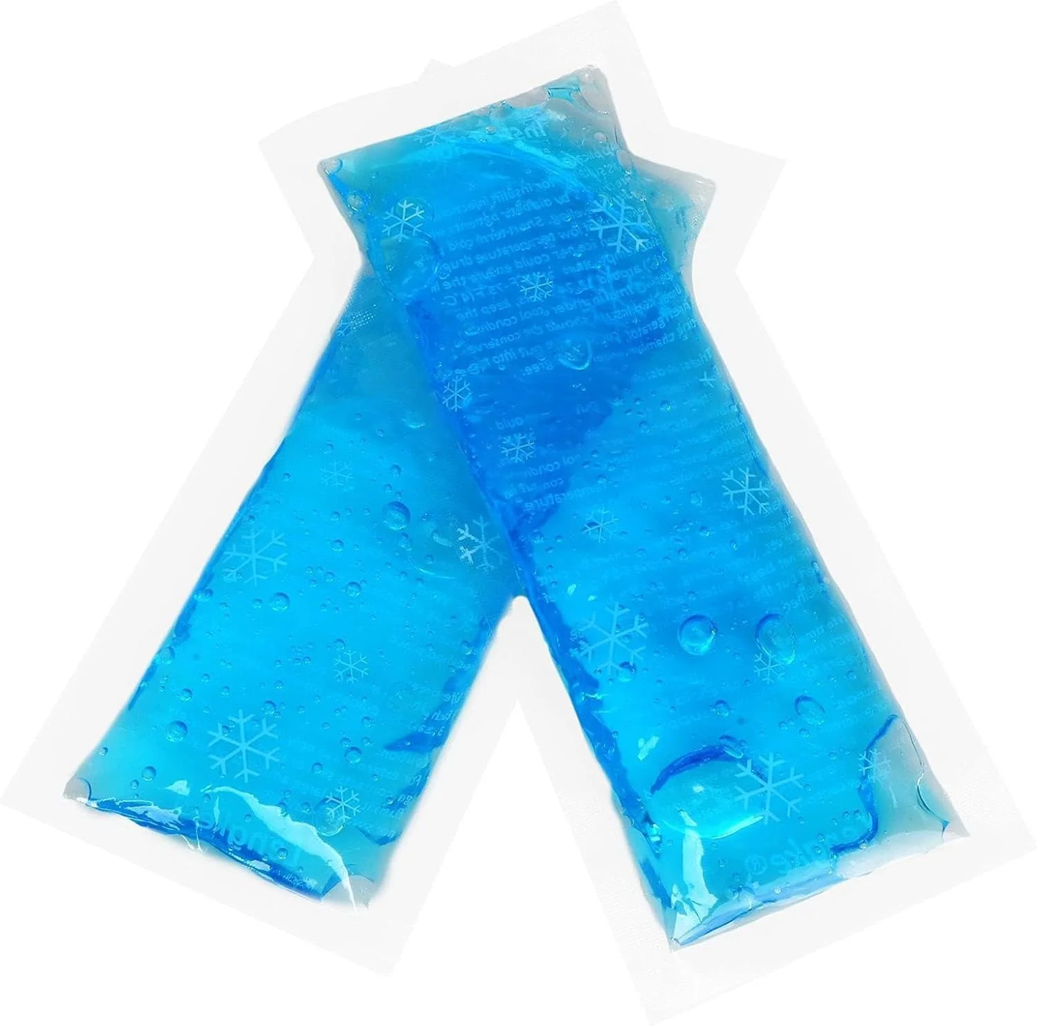 یخ خشک - بسته‌های یخچالی قابل استفاده مجدد، بسته ژلی گرم یا سرد فوری مناسب برای کیف خنک نگهدارنده انسولین (2 عدد یخ خشک مورد تایید TSA)